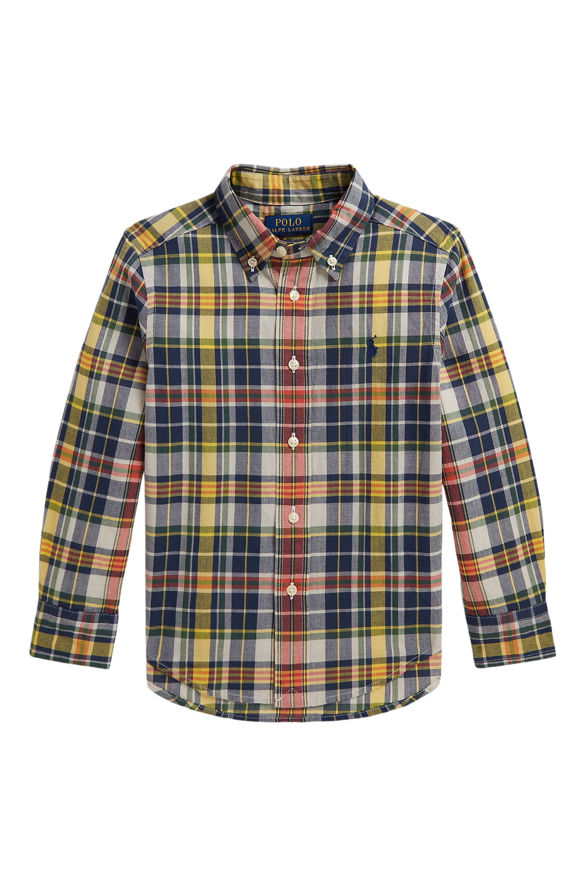 Kids Plaid Madras Shirt