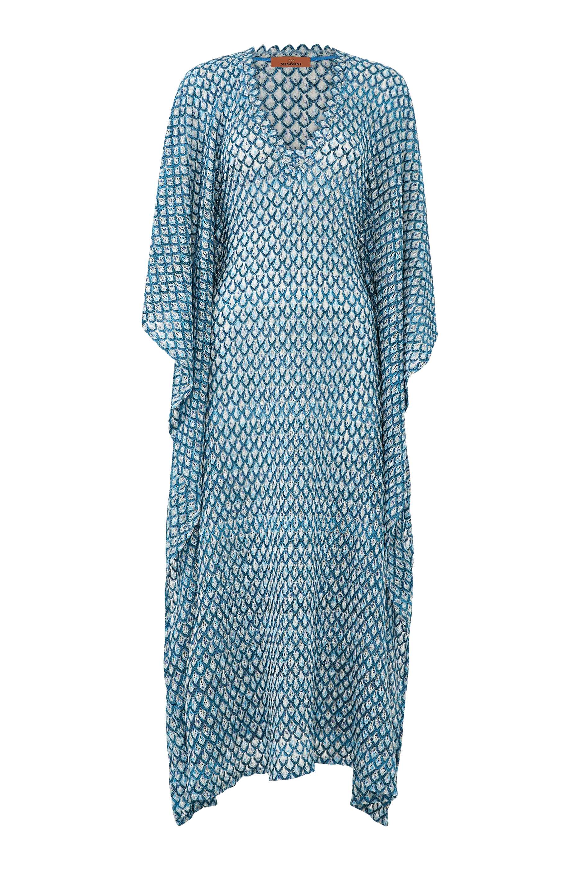 Exclusive Mare Lace Raschel Maxi Kaftan