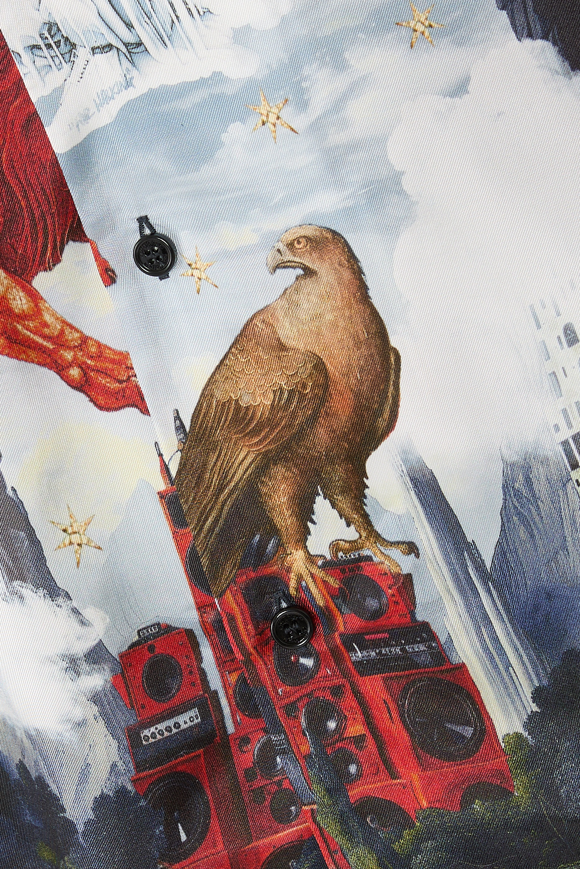 World Paint Viscose Bowling Shirt