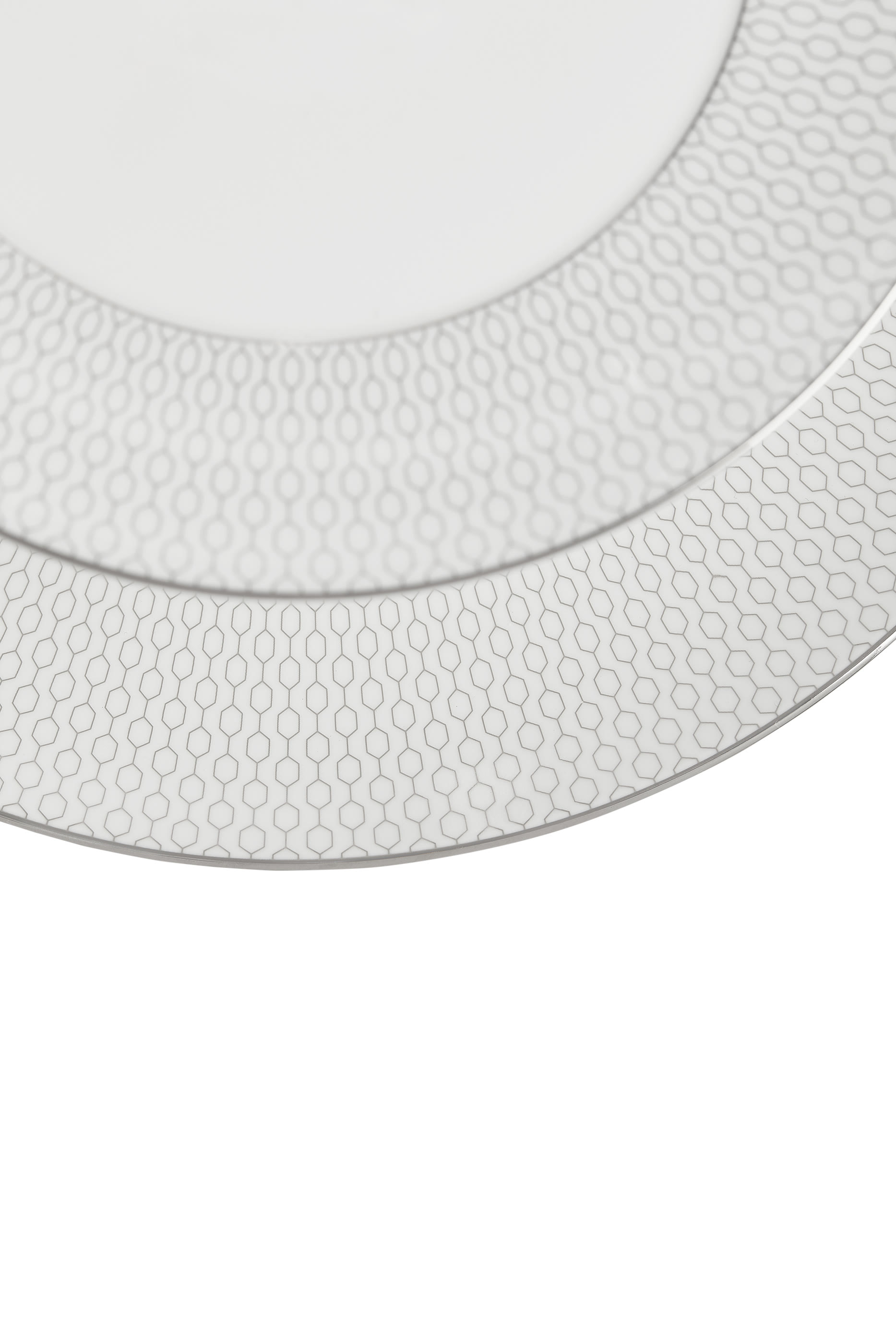 Gio Platinum Two-Tier Cake Stand