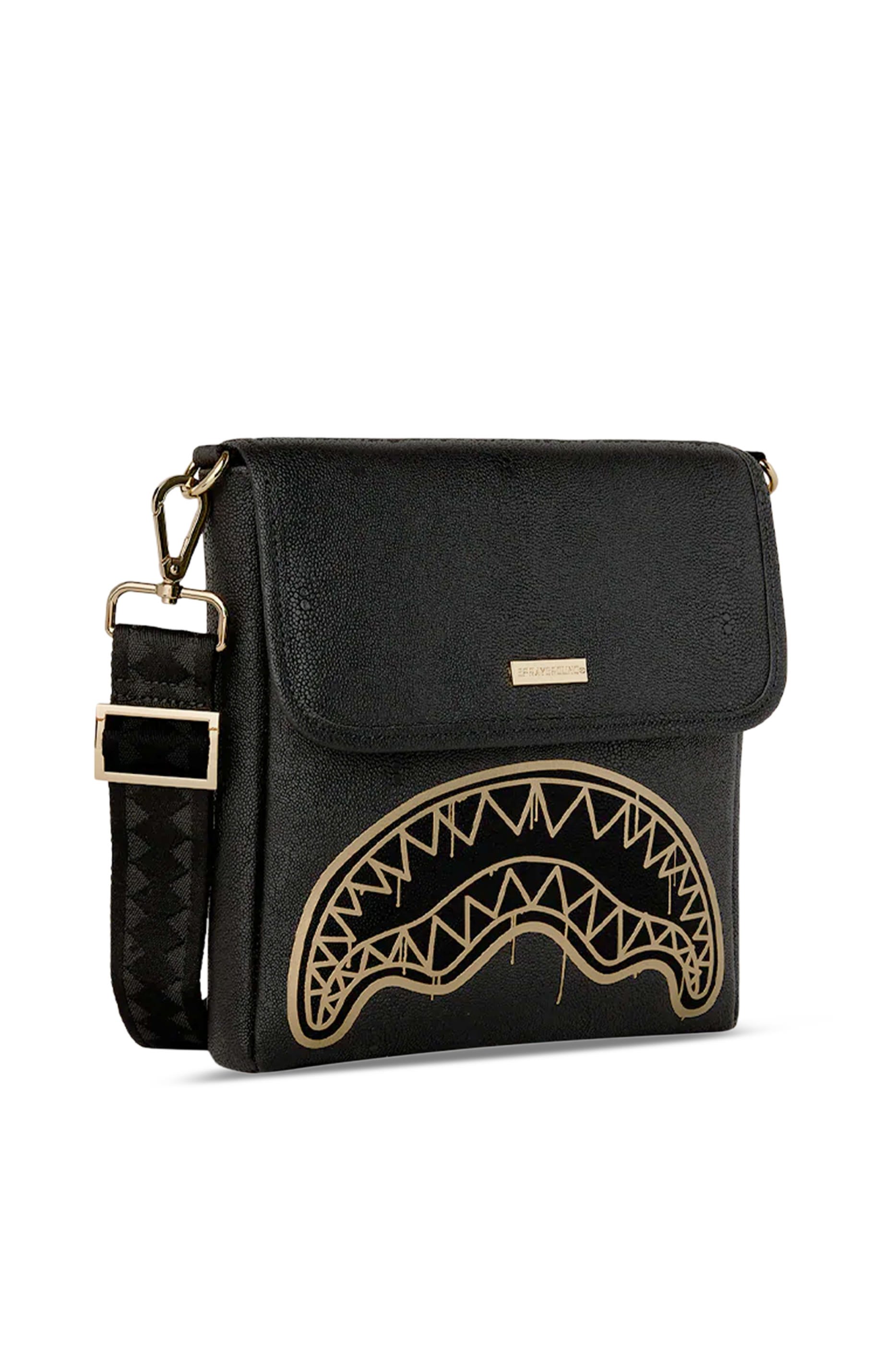 Kids  That Gold Drap Messenger Sling Bag