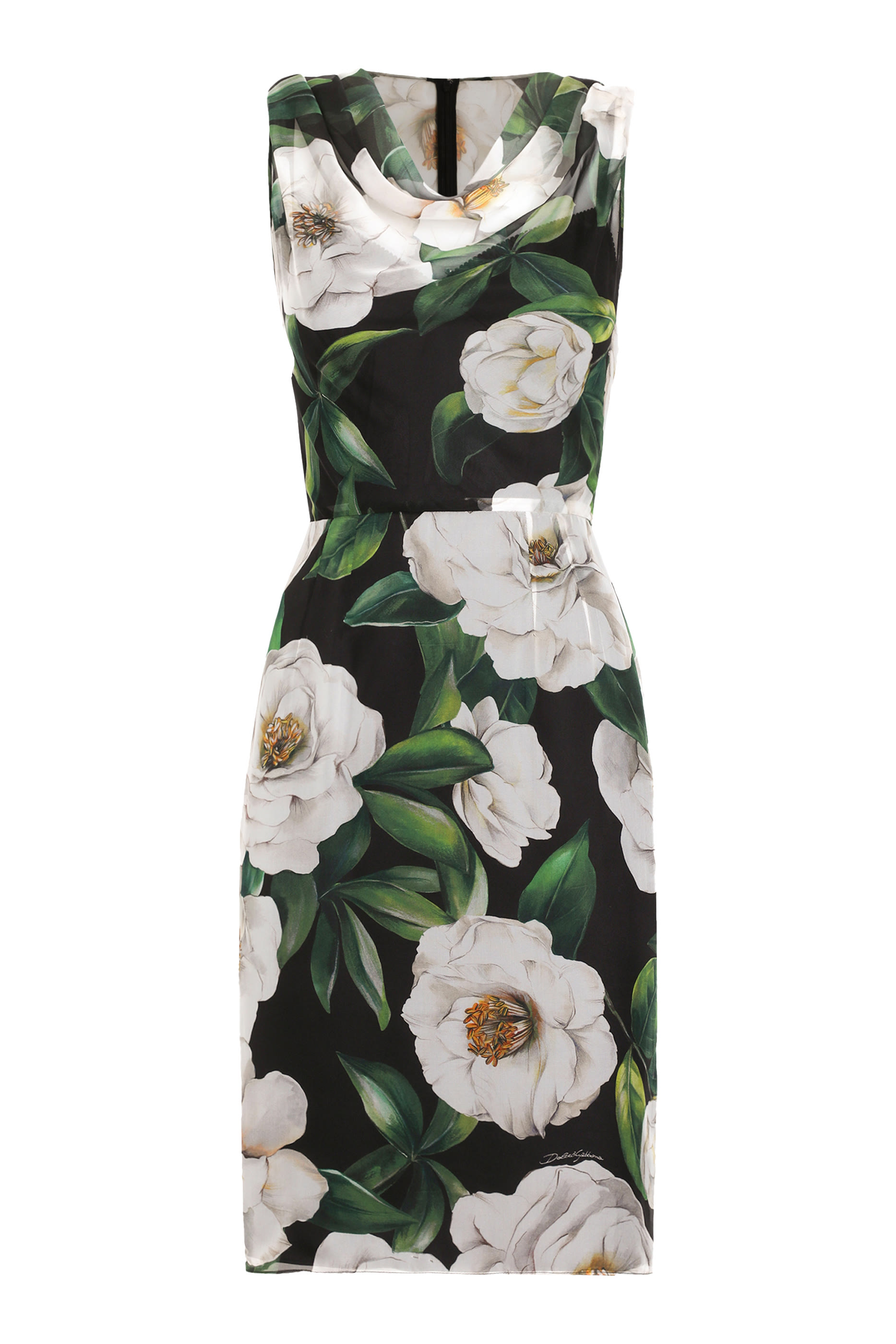 Floral-Print Mini Dress