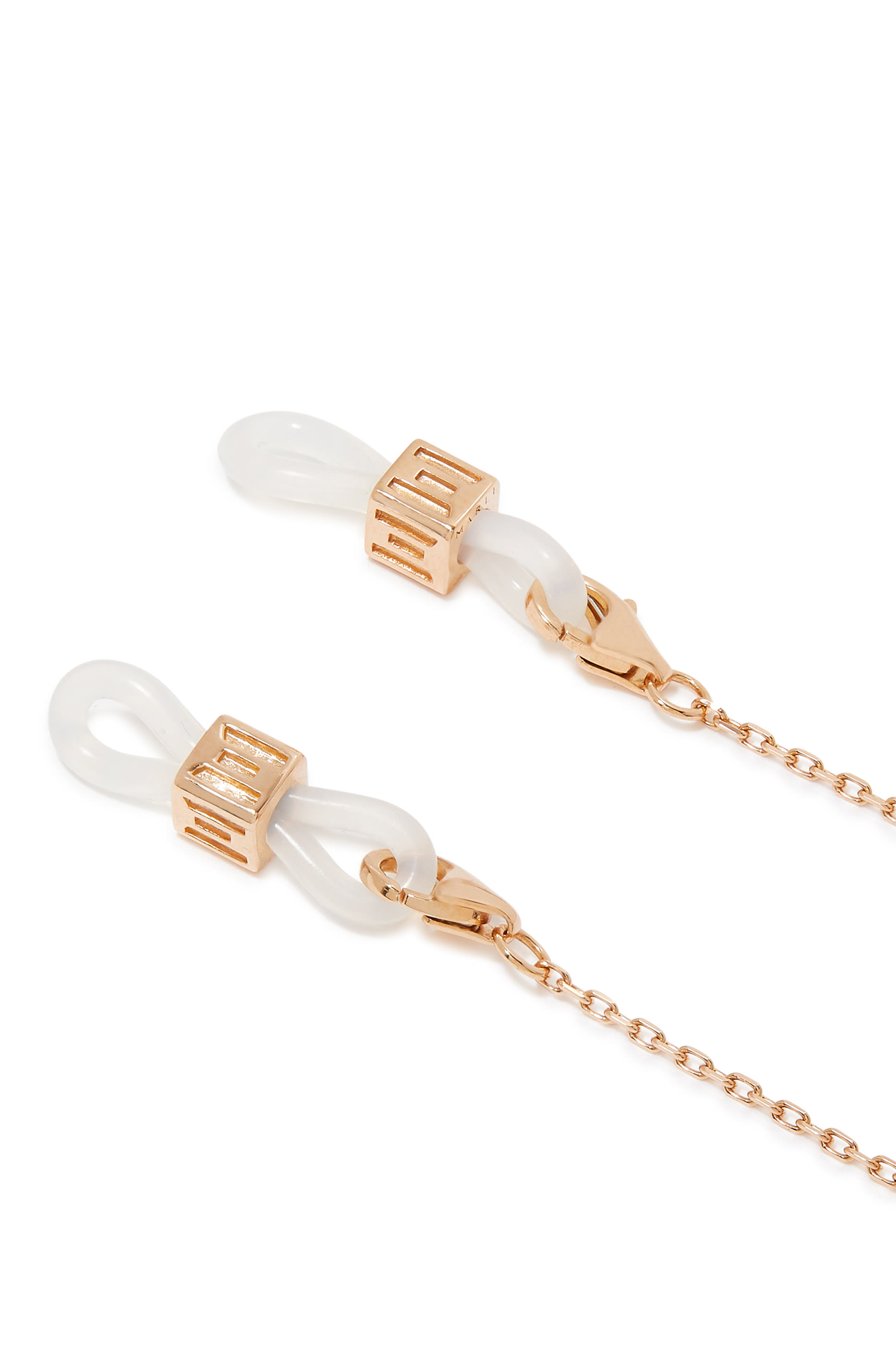 Cleo Mini Reve Convertible Chain, 18k Rose Gold with Turquoise & Diamonds