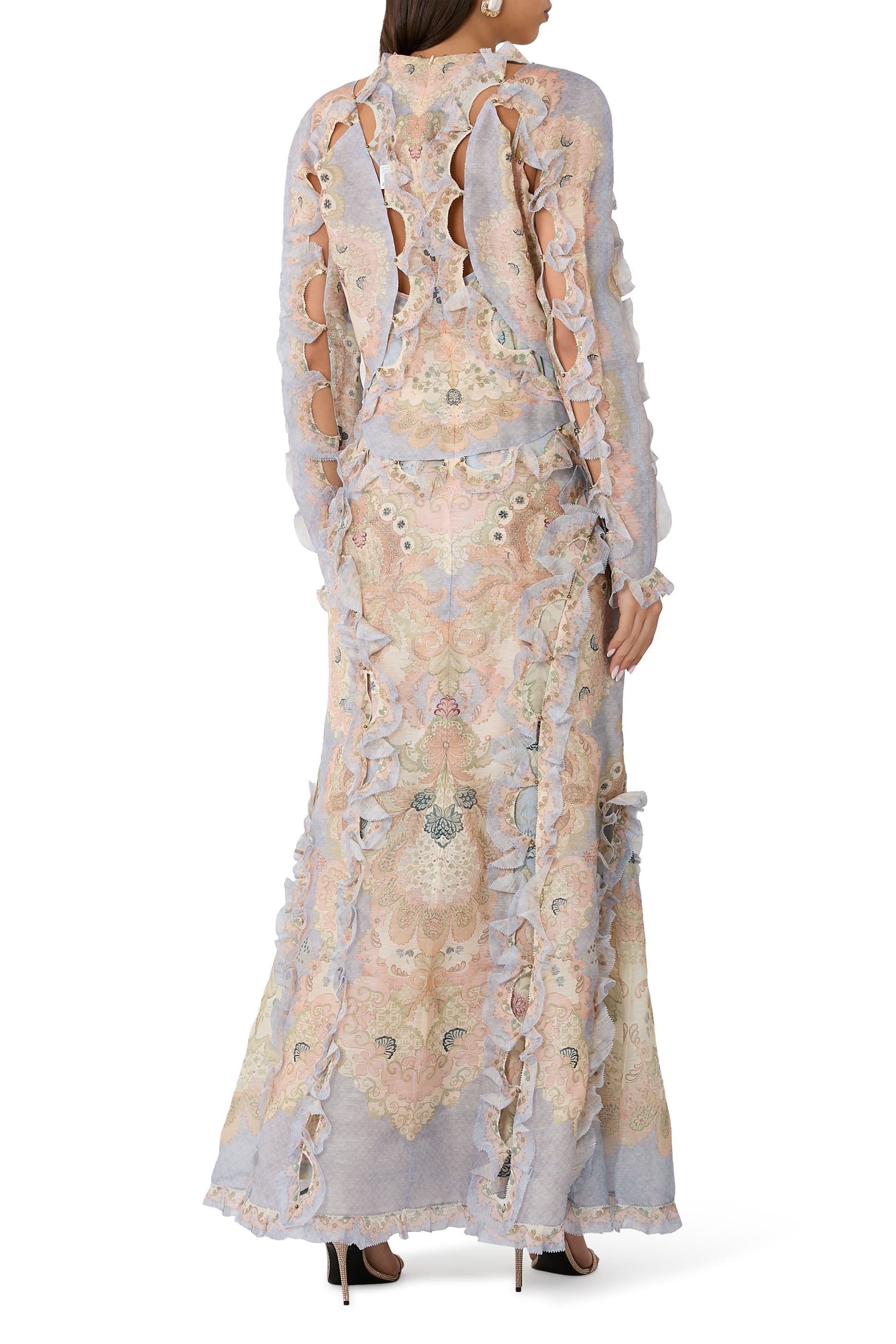 Rebellion Scallop Maxi Dress