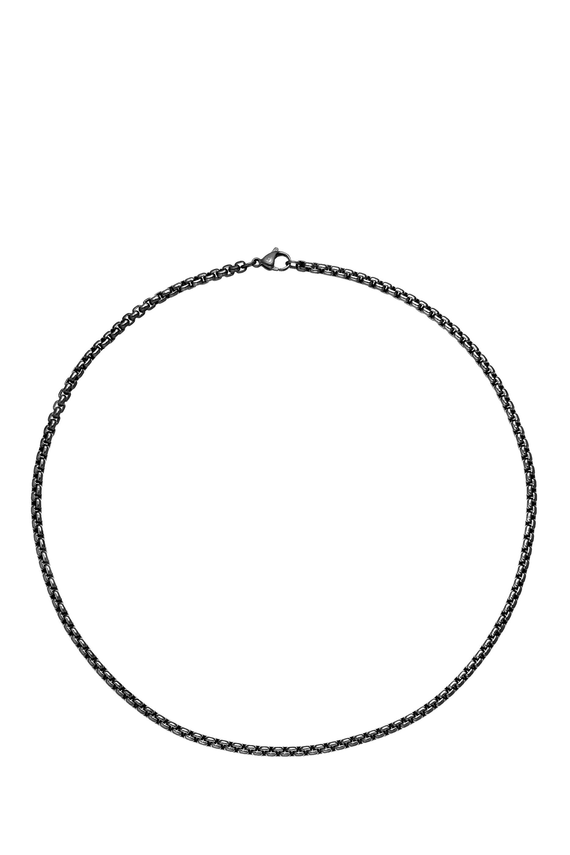 Box Chain Necklace, Stainless Steel