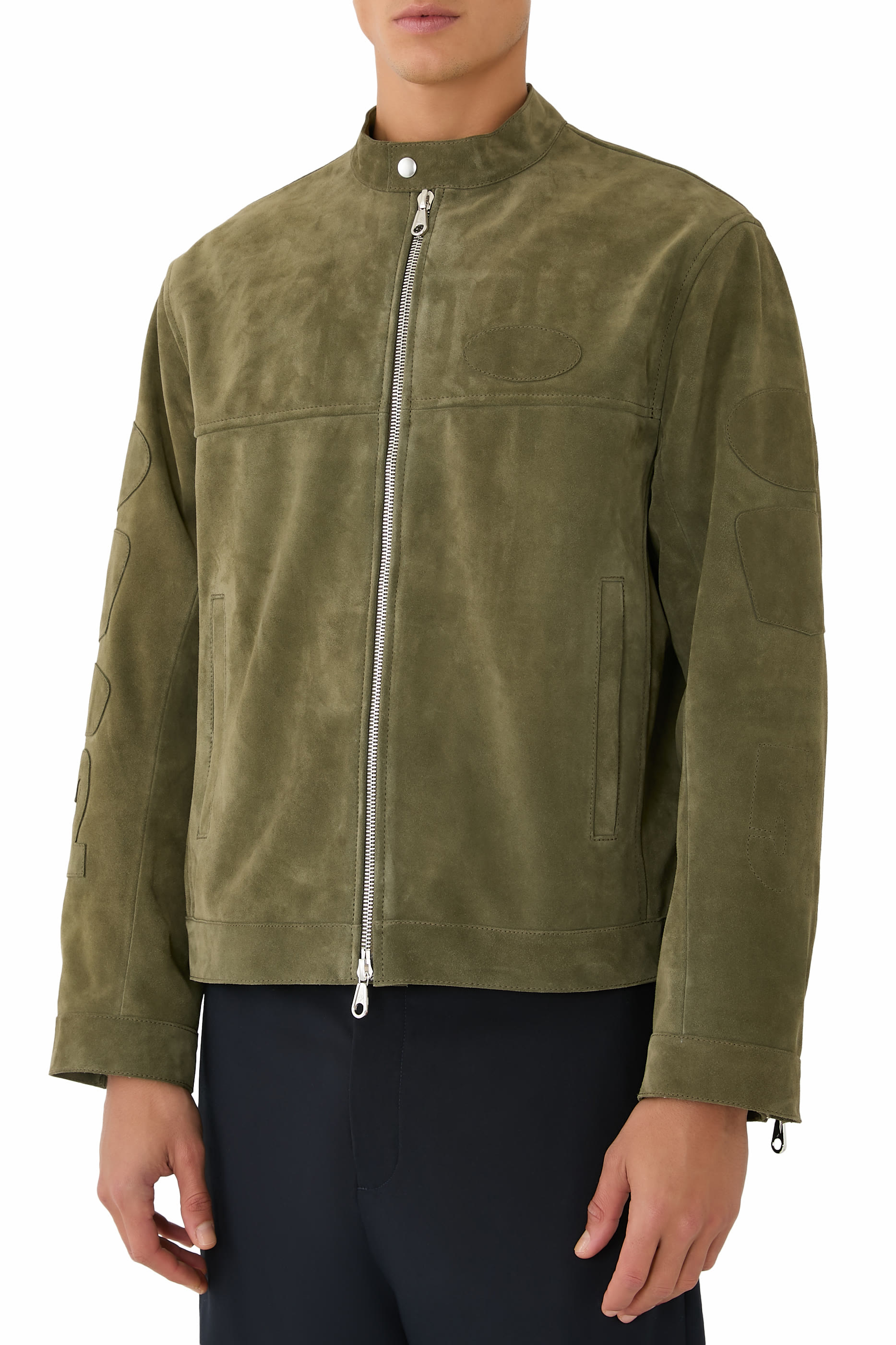Suede Cafe Racer Jacket