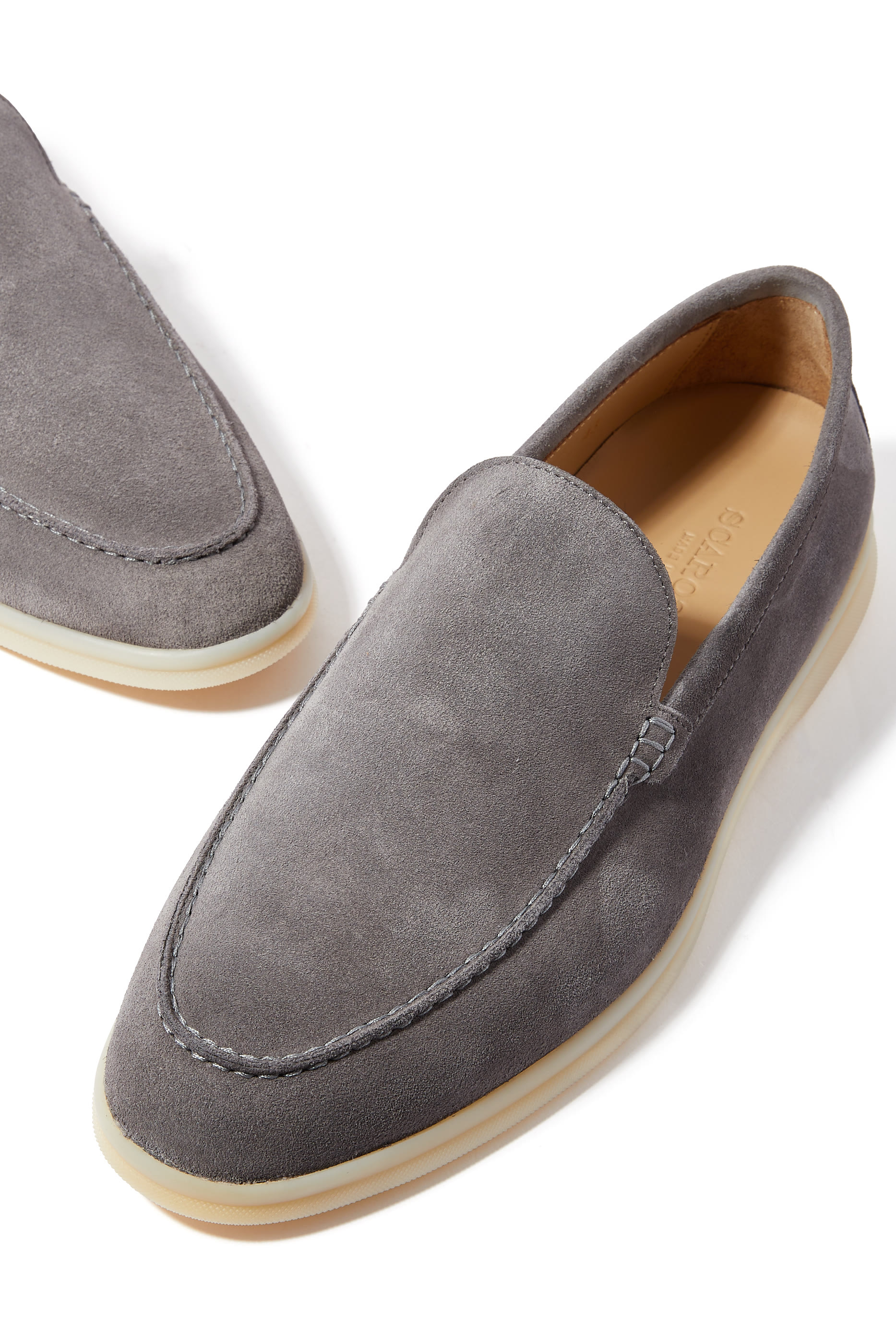 Ludovico Grigio Scamosciato Loafers