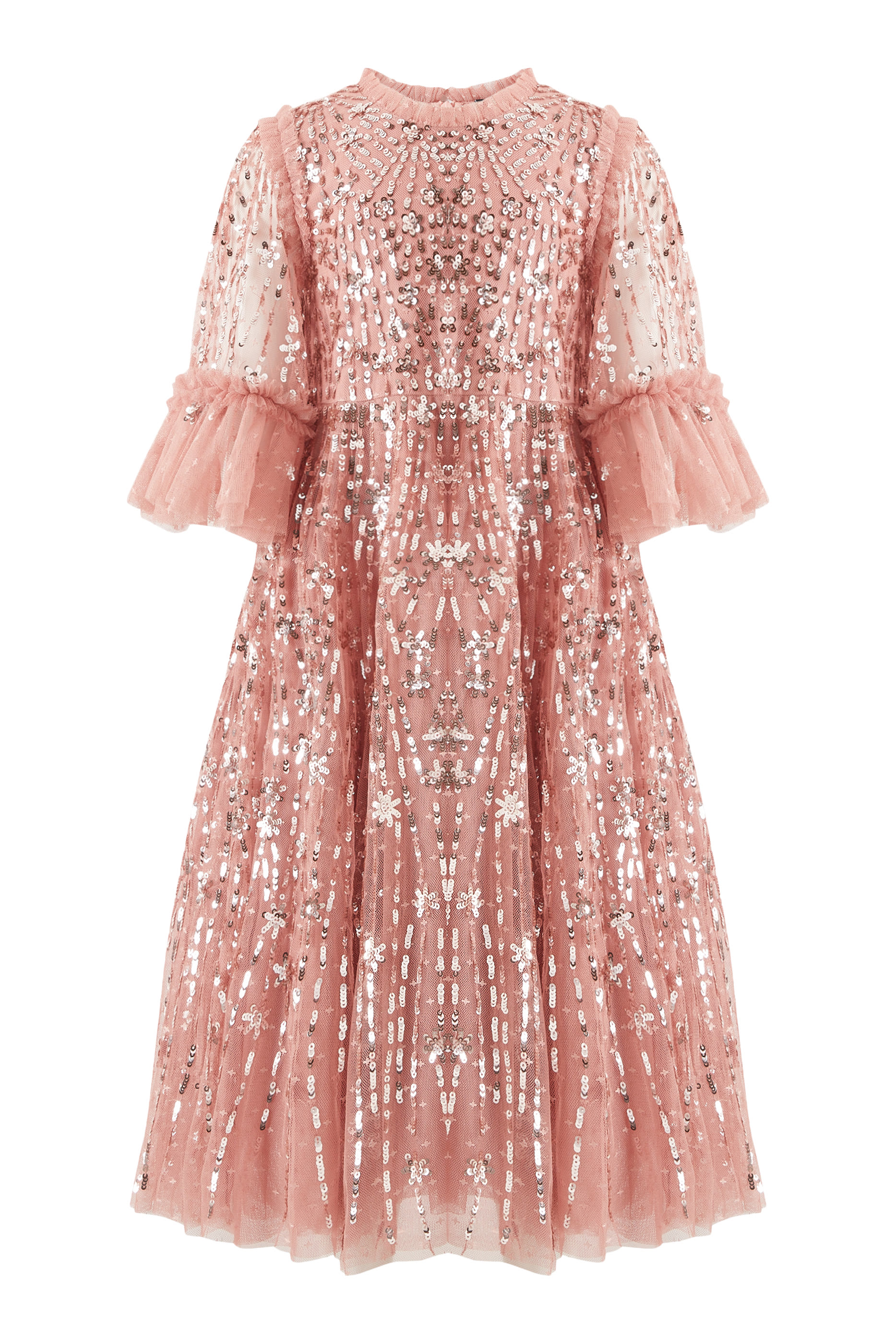 Kids Exclusive Ramadan Comet Embellished Dress