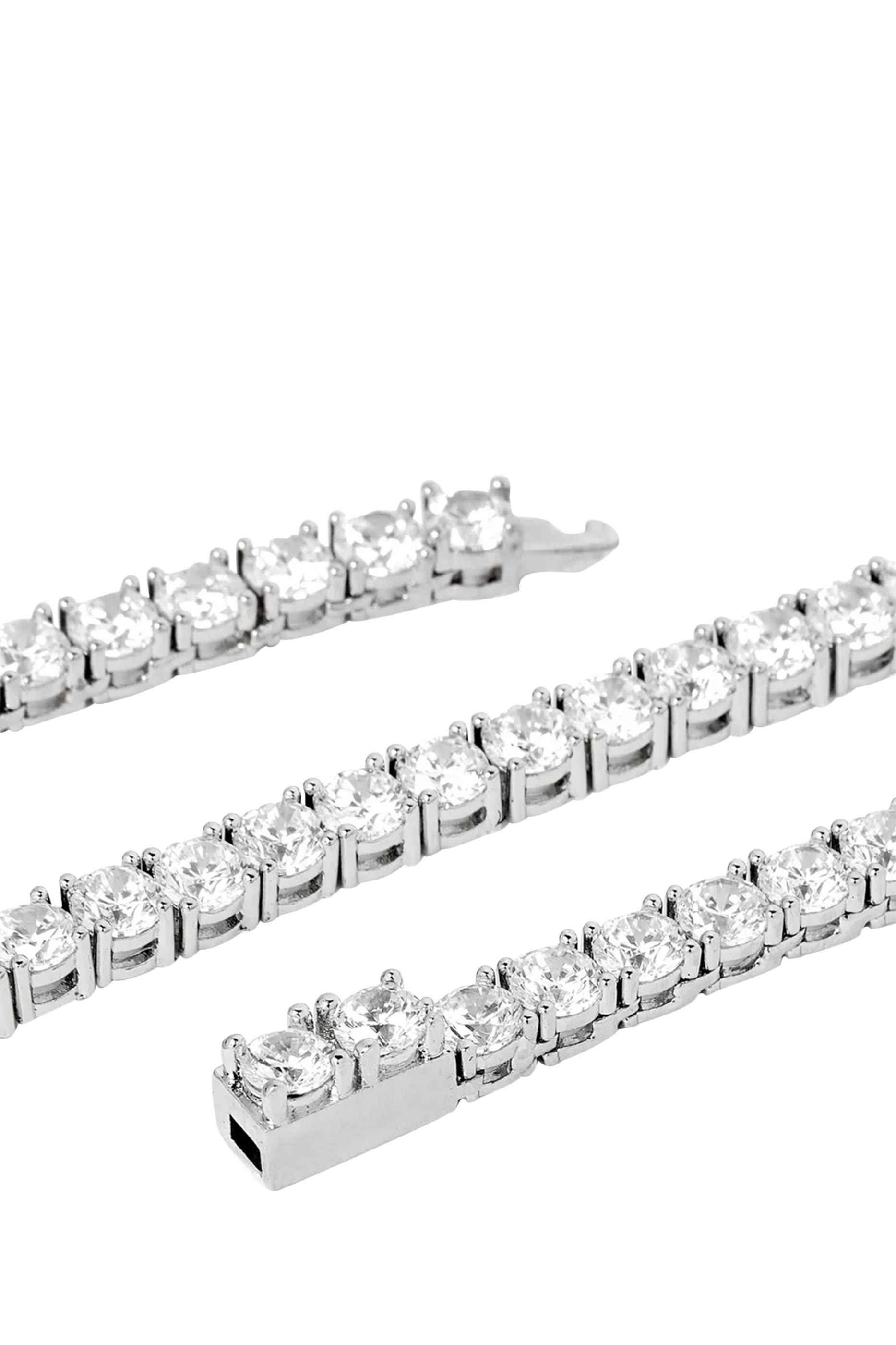 Sophie Necklace, Sterling Silver & Cubic Zirconia