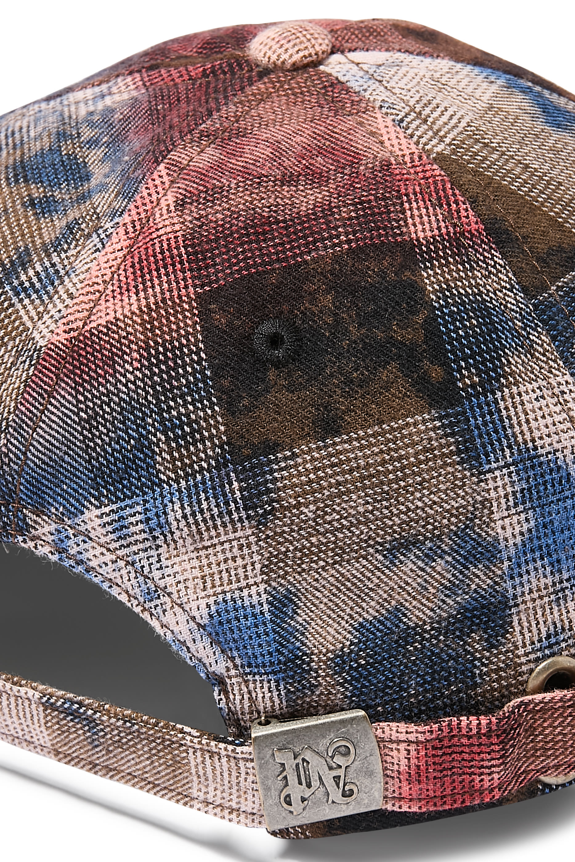 Curved Logo Check Cap