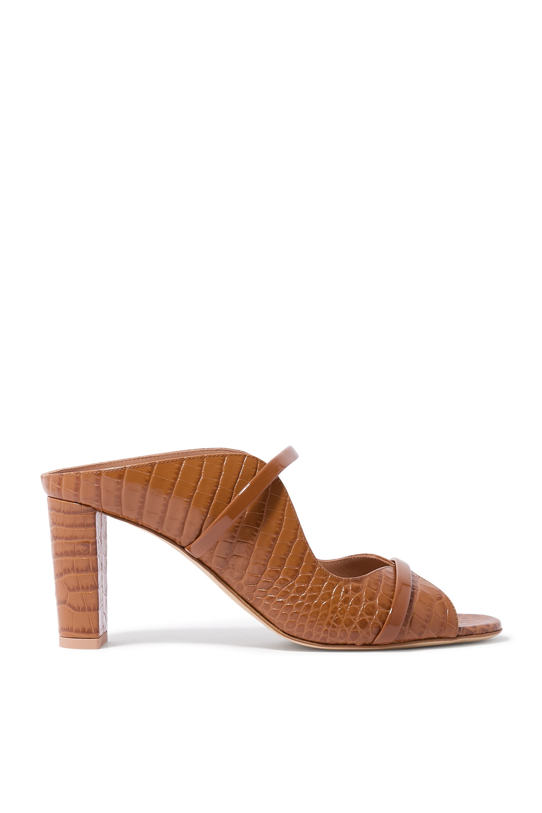 Norah 70 Embossed Leather Sandals