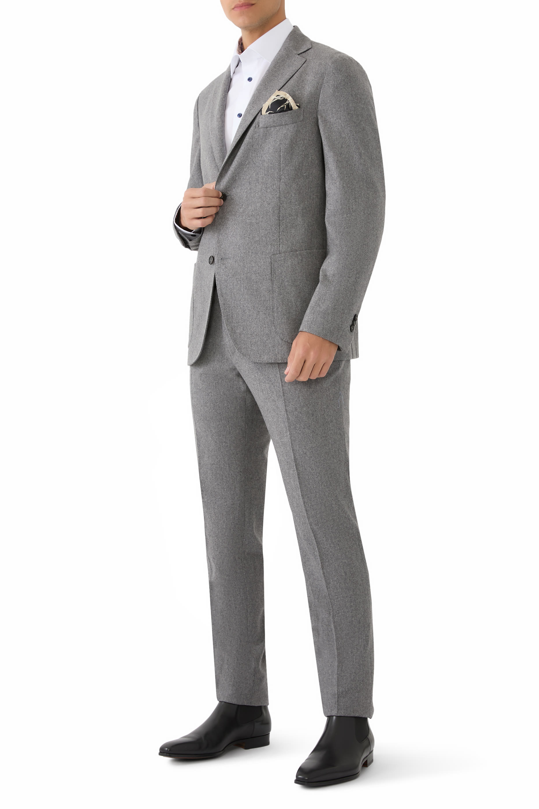 Floral Effect Signature Twill Shirt