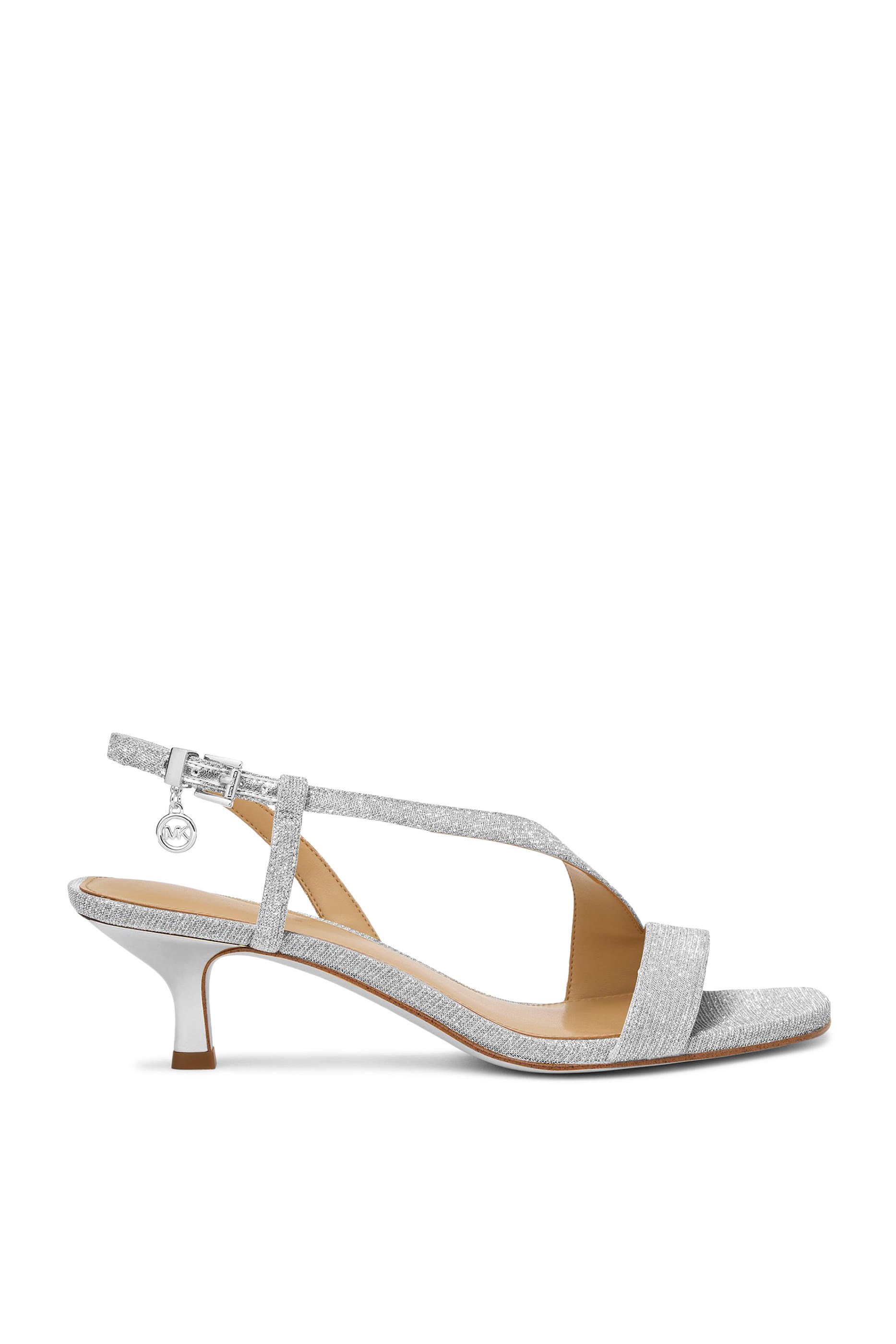 Jaida 50 Glitter Chain Mesh Sandals