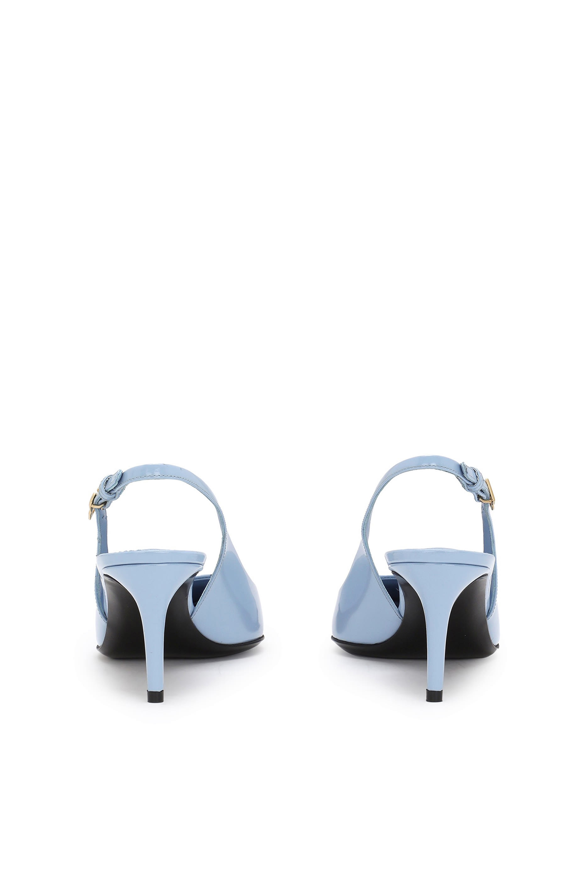 Polished Calfskin 60 Slingback Pumps