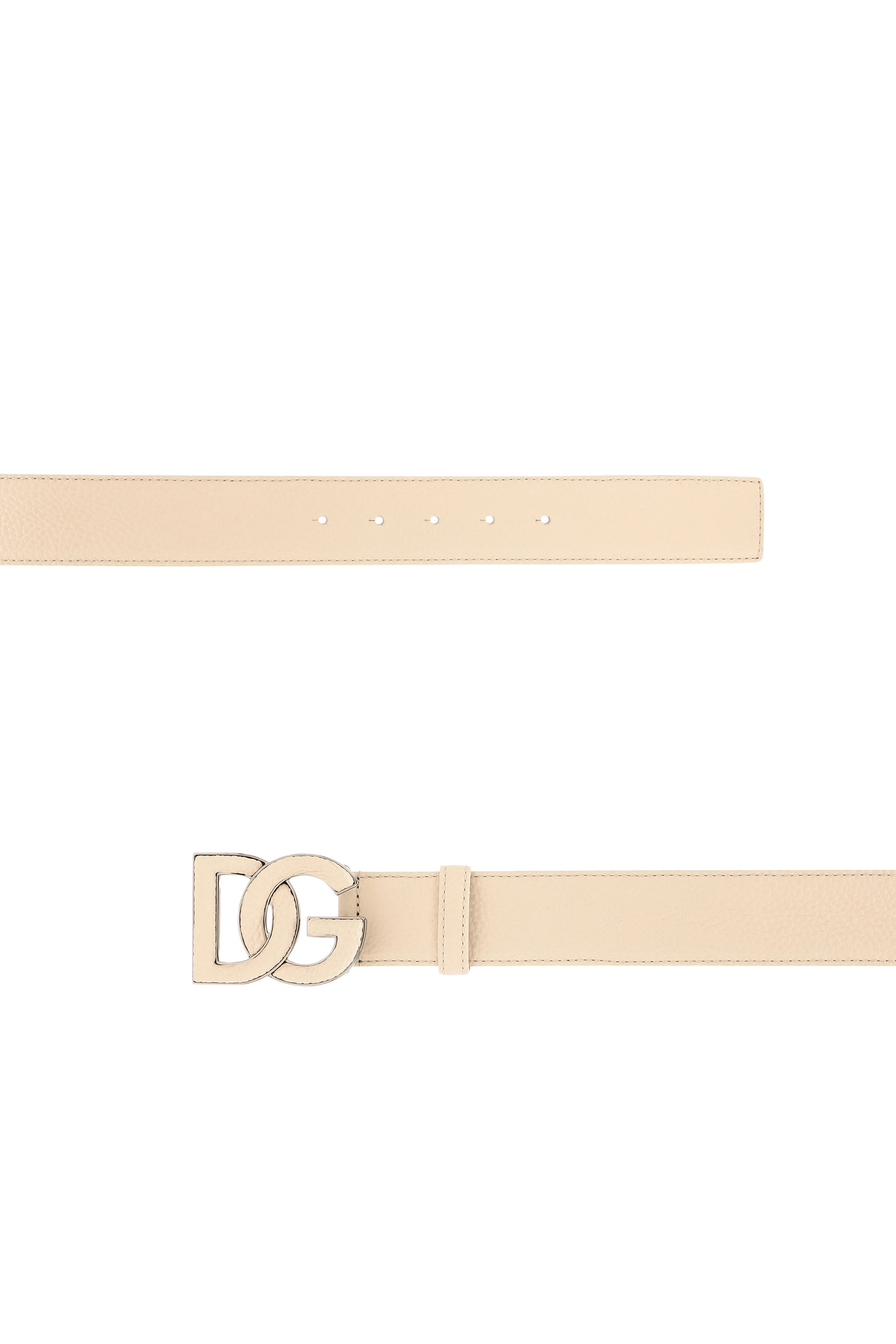 Deerskin-Print Calfskin Belt