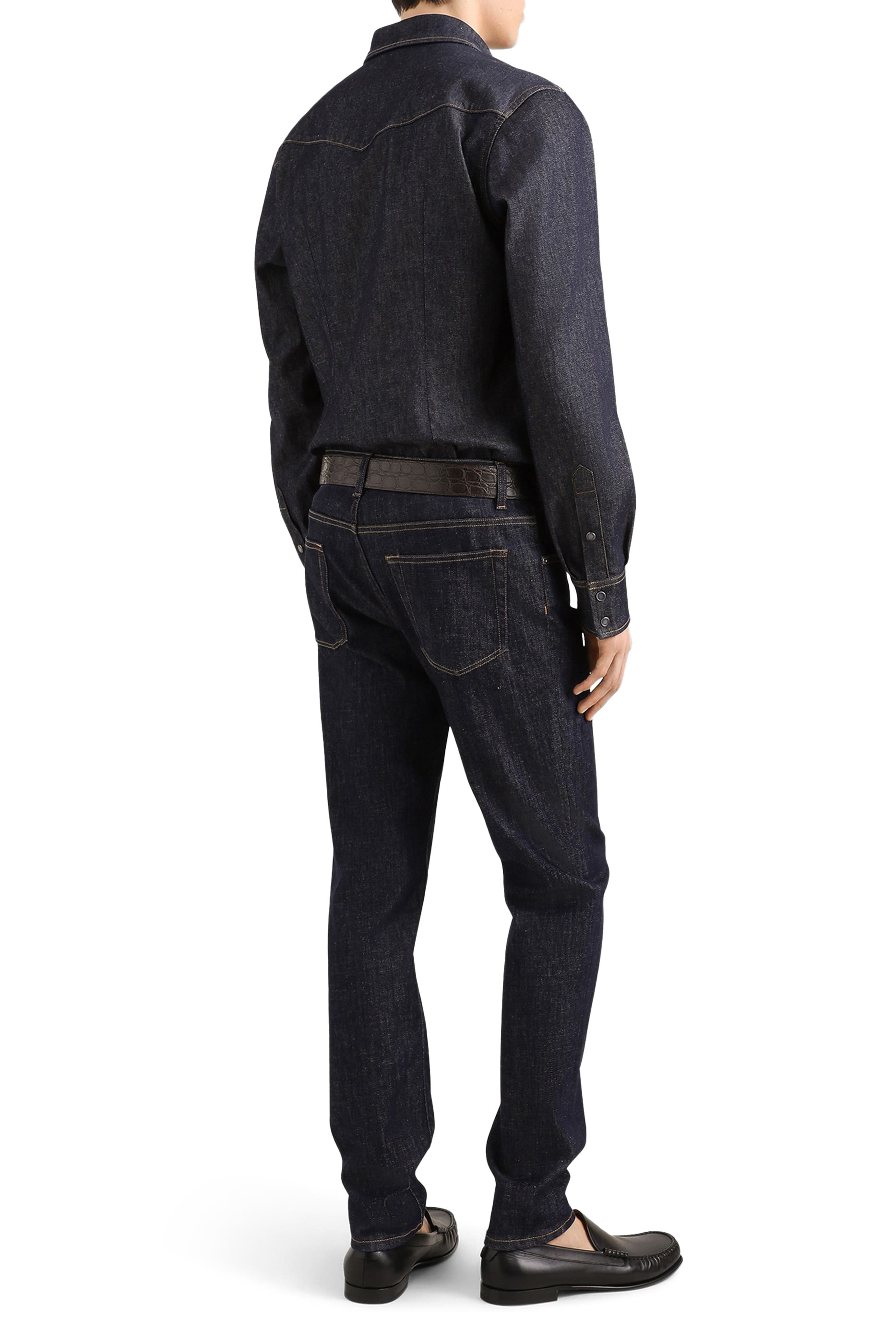 Heraldic Emblem Denim Shirt