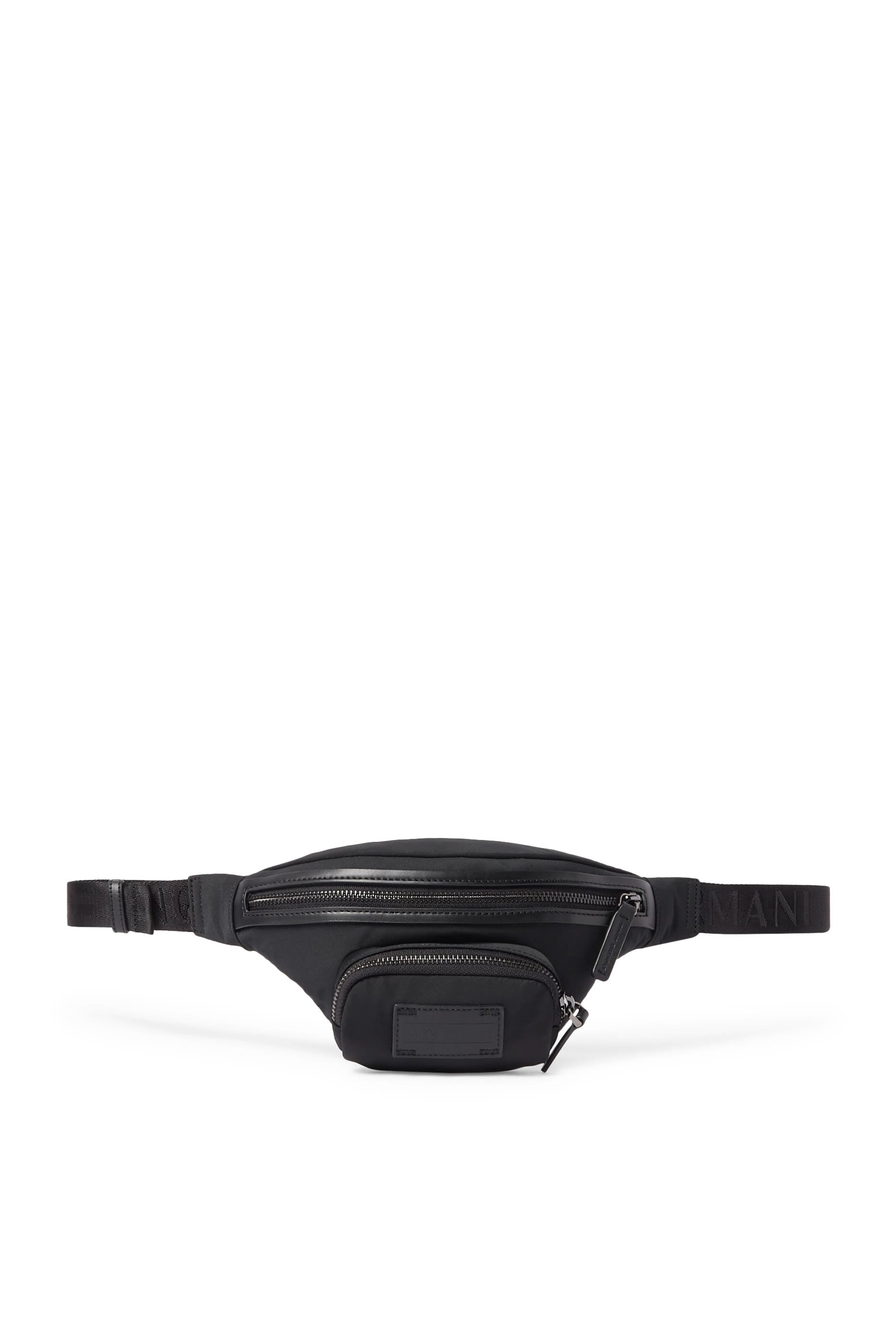 Metal Logo Patch Belt Bag