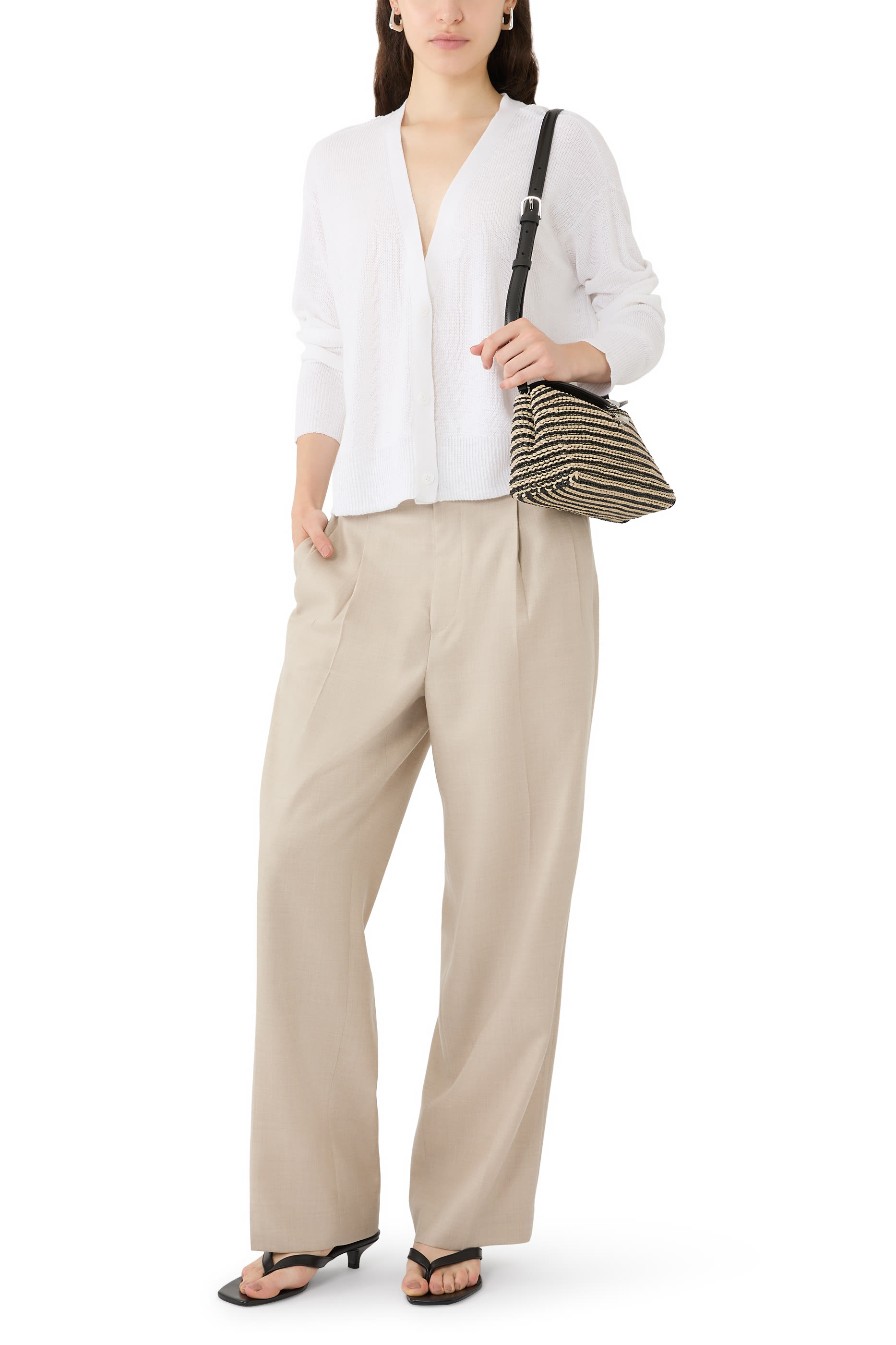 Organic Linen Cotton Slouchy Cardigan