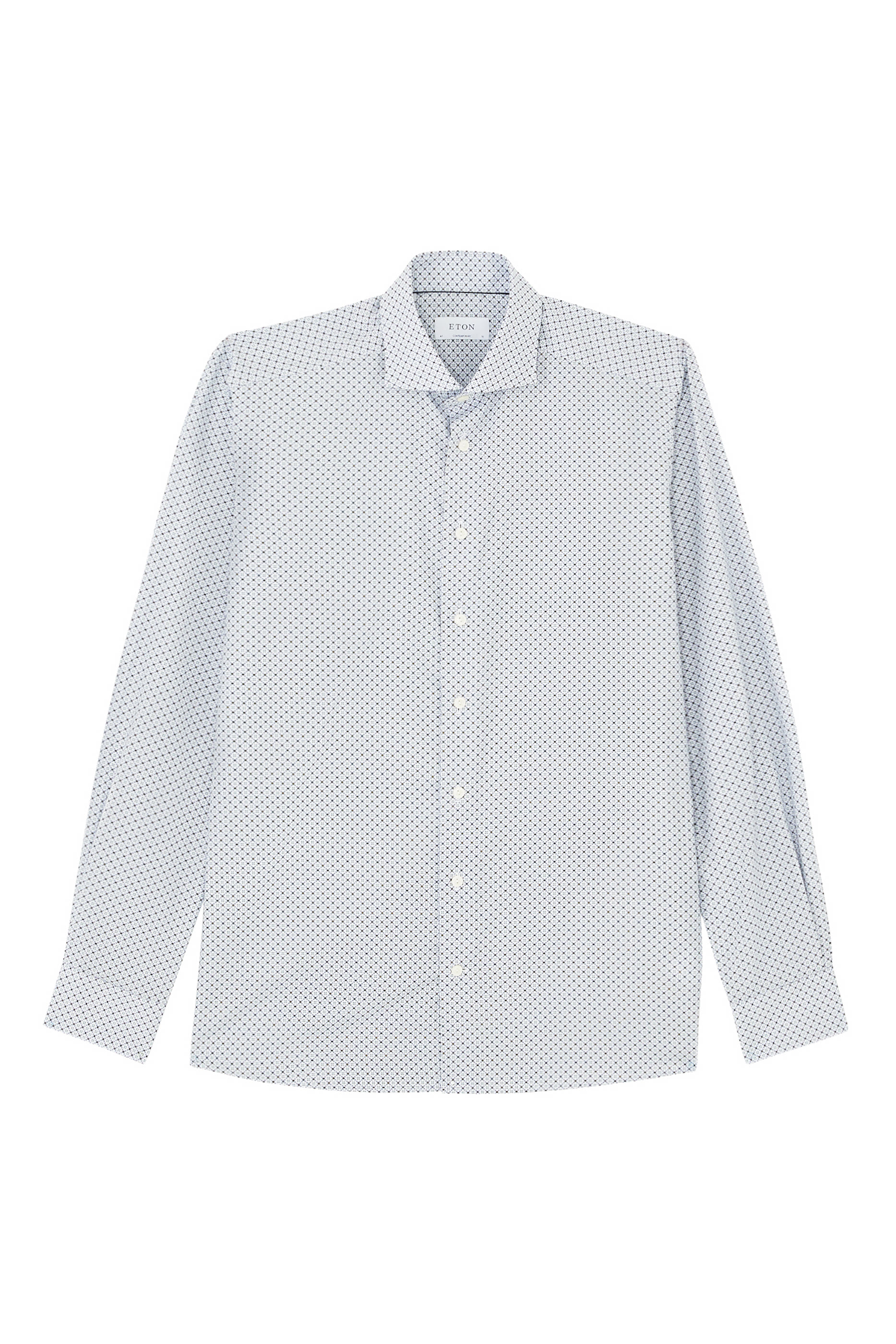 Contemporary Fit Micro Print Poplin Shirt