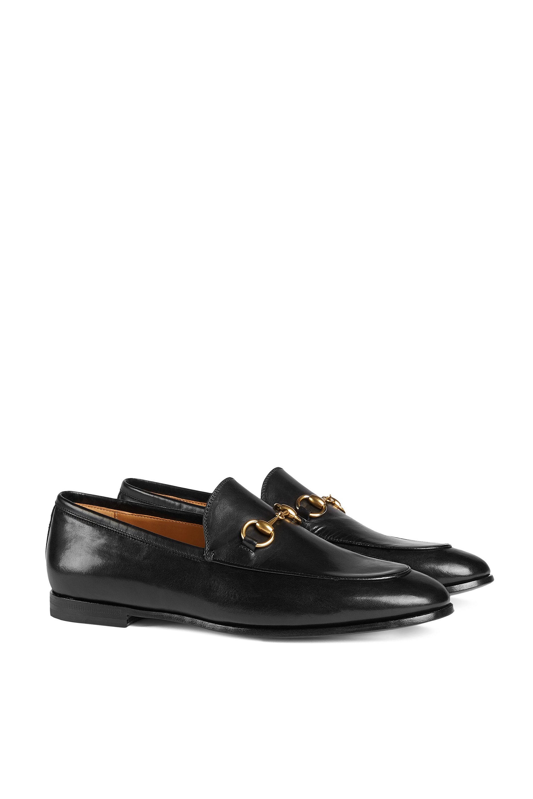 Gucci Jordaan Leather Loafers