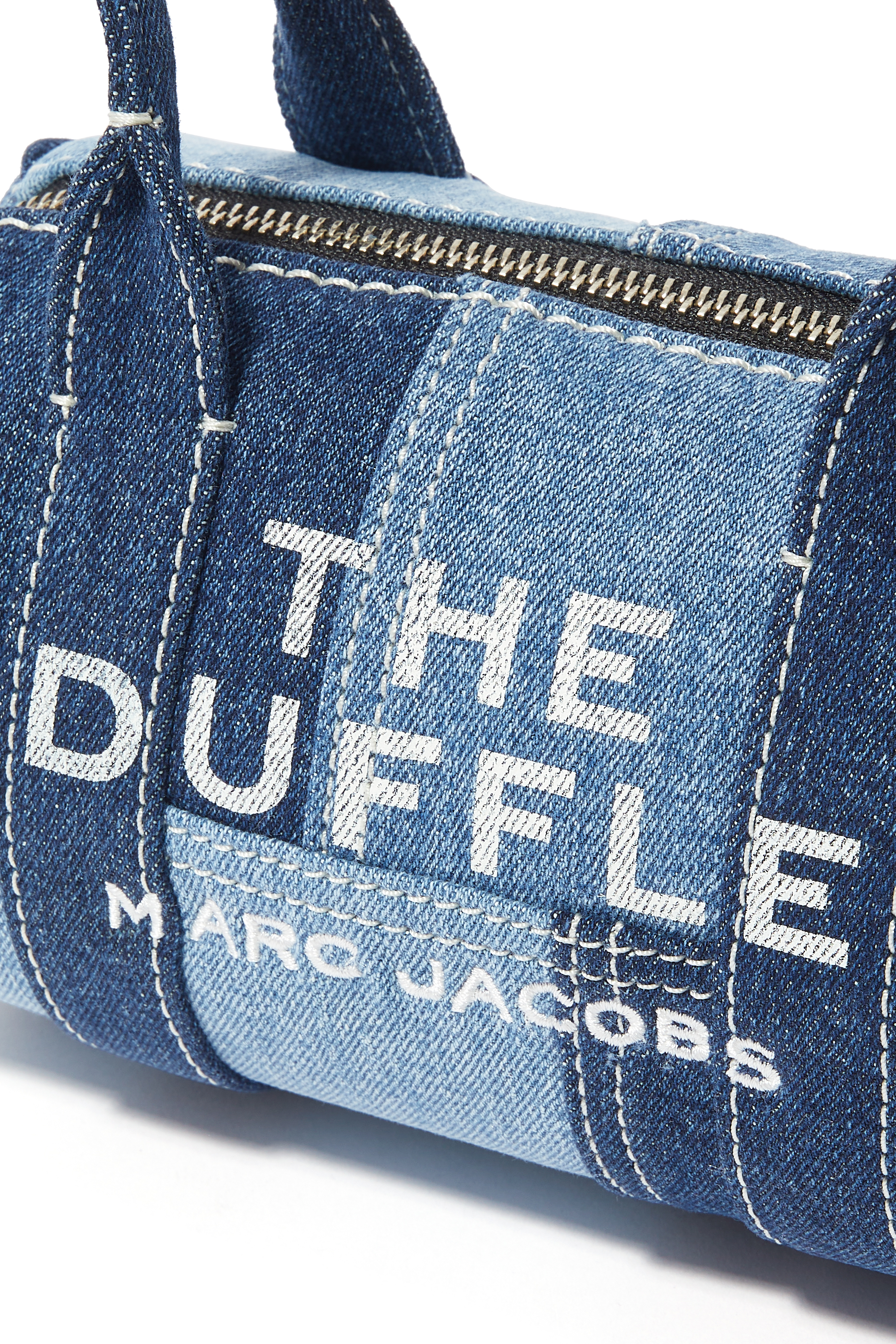 The Mini Duffle Bag in Denim