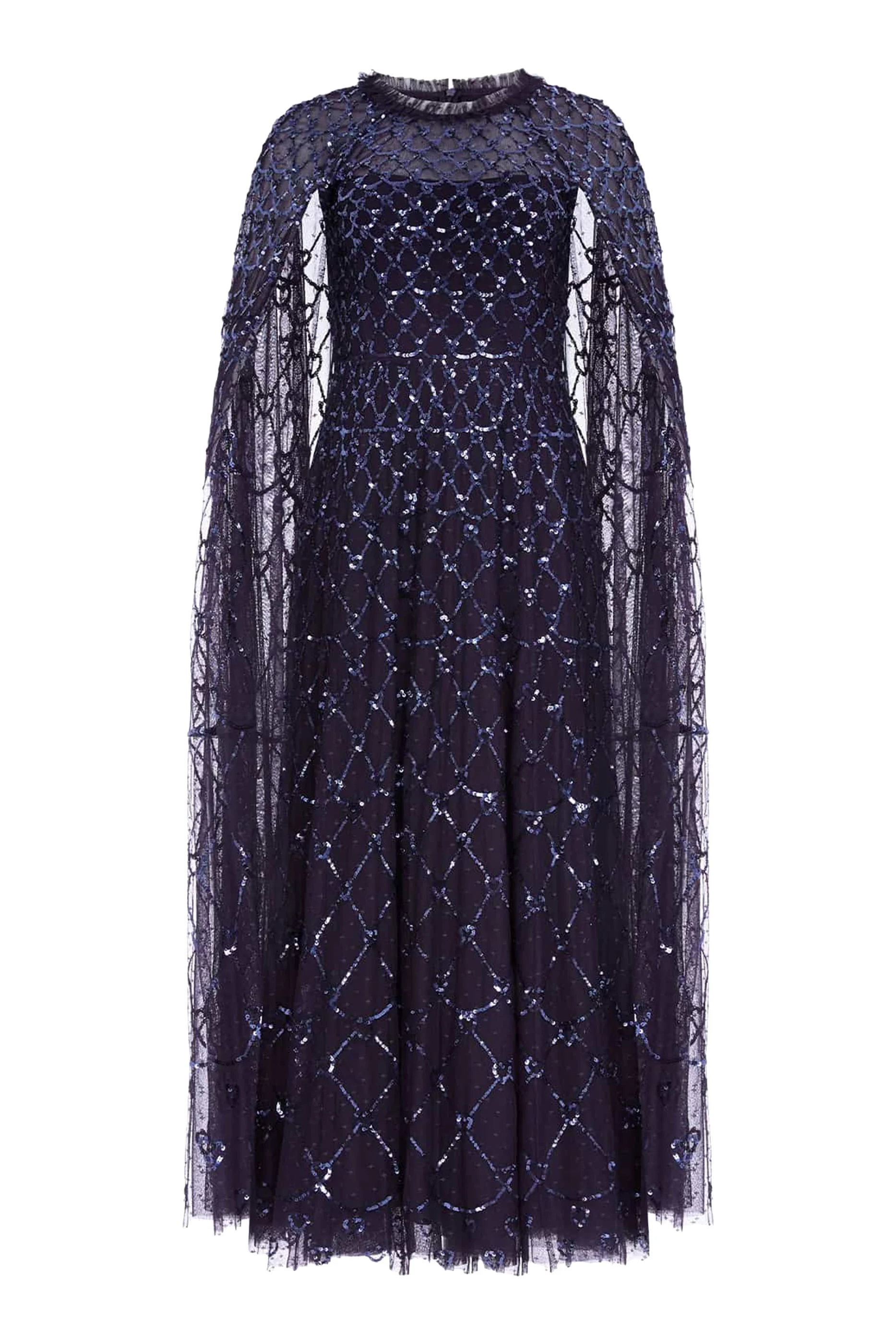 Heart Lattice Ankle Gown