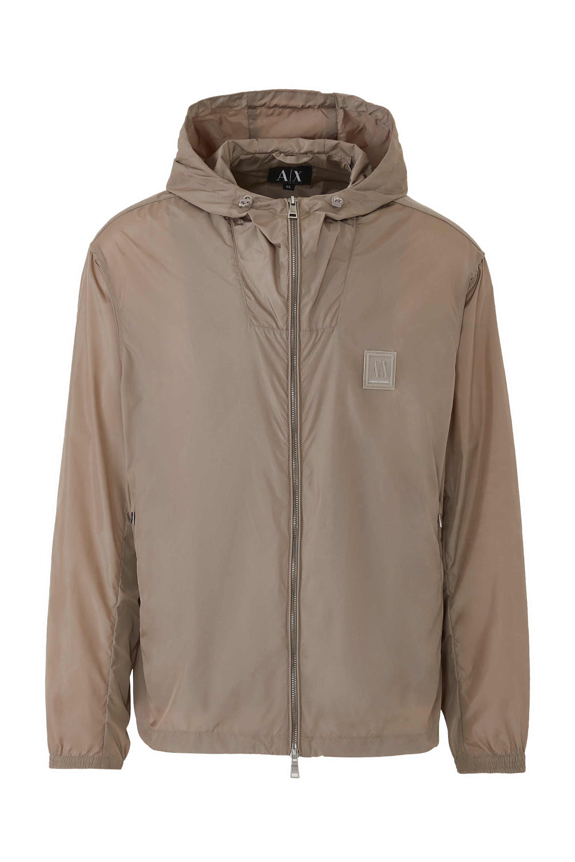 Logo Hooded Blouson Jacket