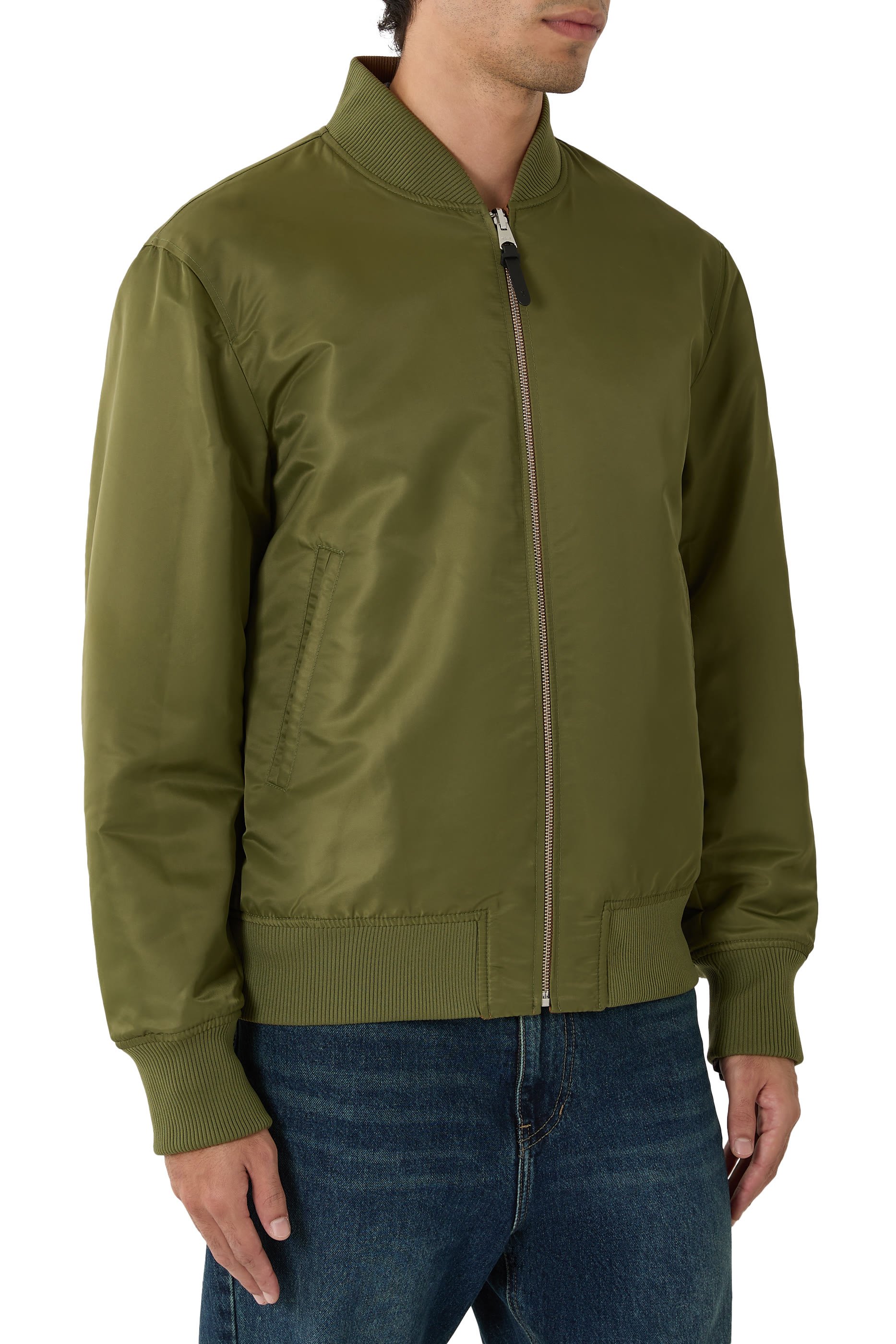 EASTON-SA 2-in-1 Reversible Leather Bomber Jacket