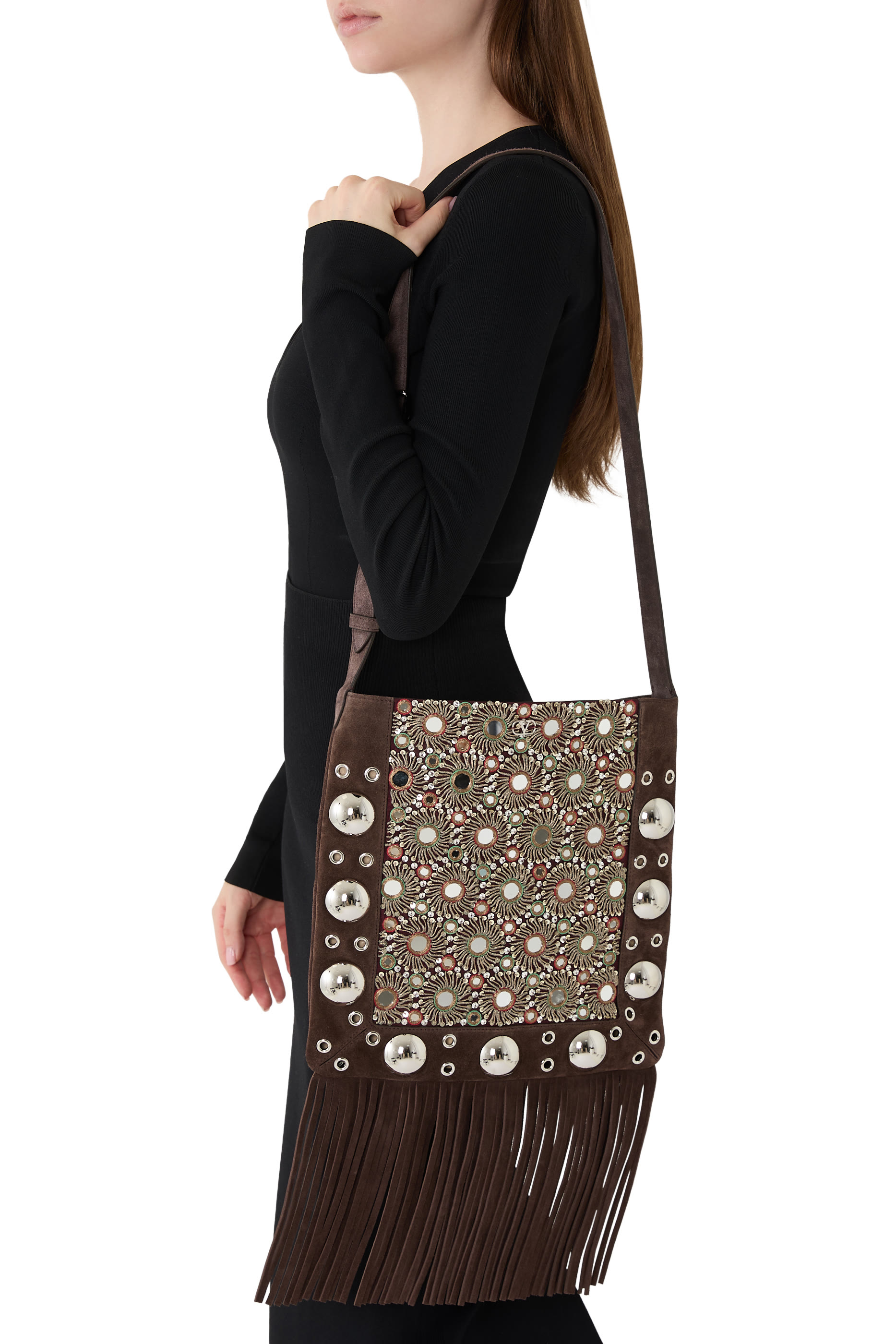 Nellcôte Embroidered Shoulder Bag