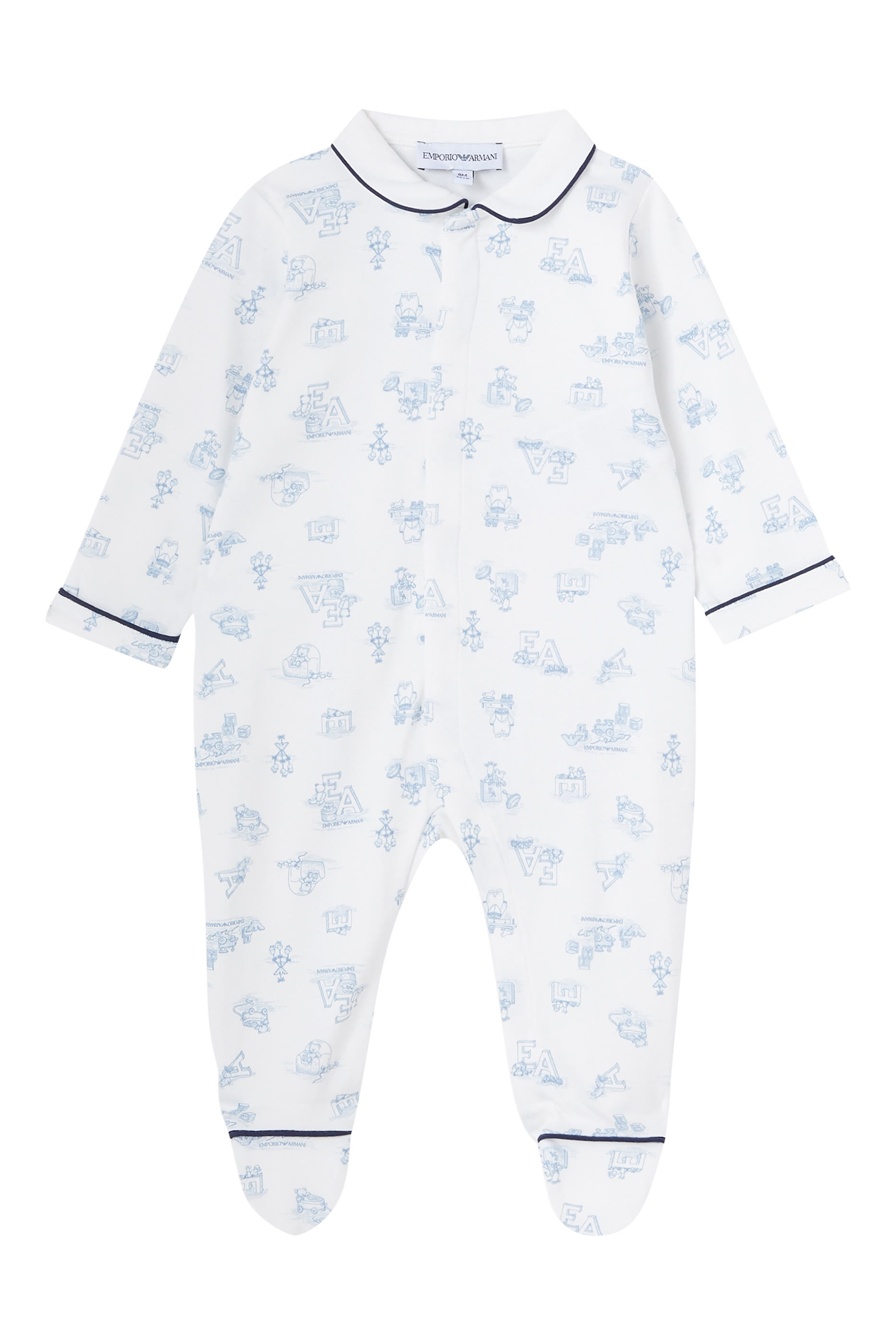 Kids EA7 Logo Bodysuit