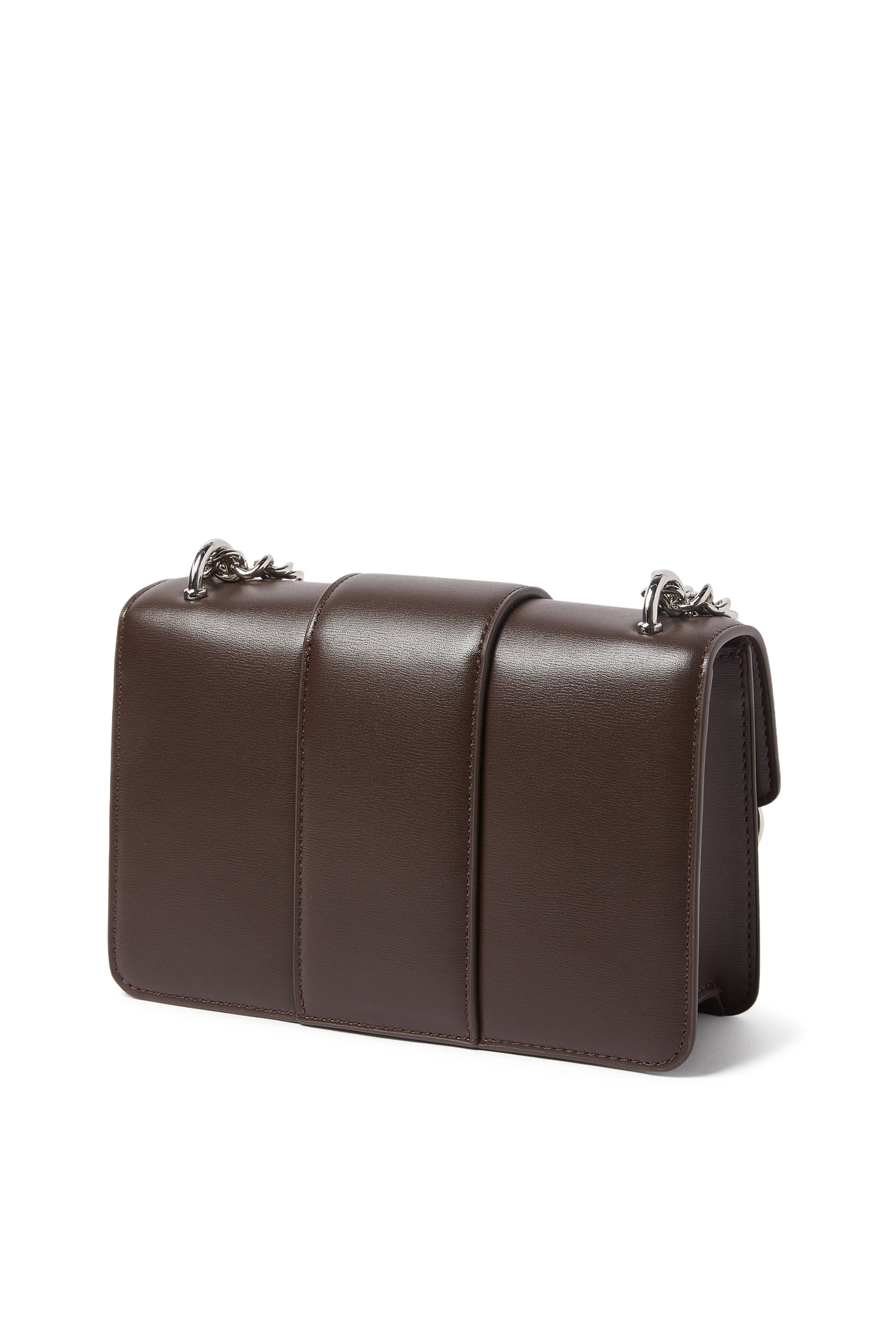 Metal Logo Shoulder Bag