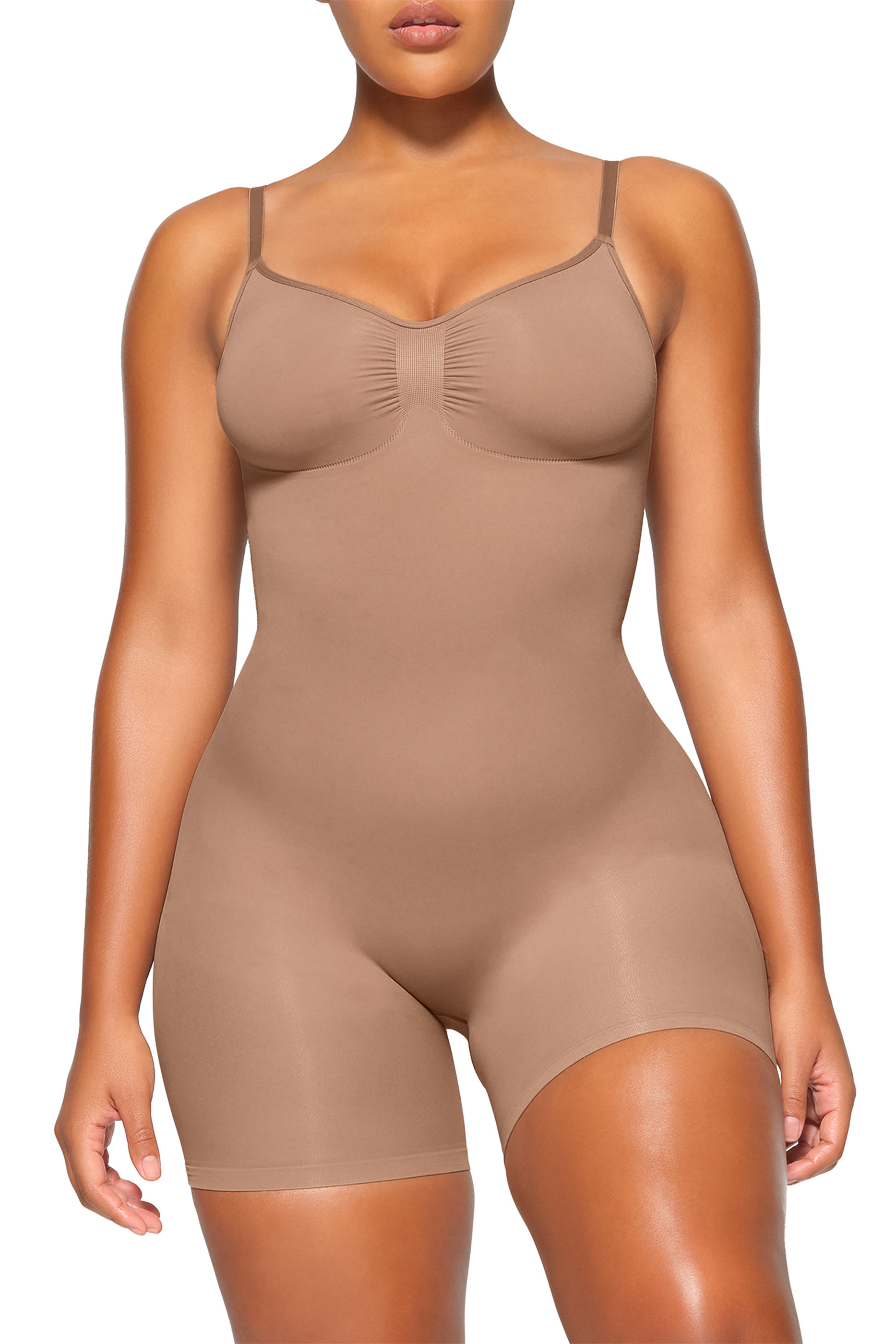  Seamless Sculpt Mid-Thigh Bodysuit 