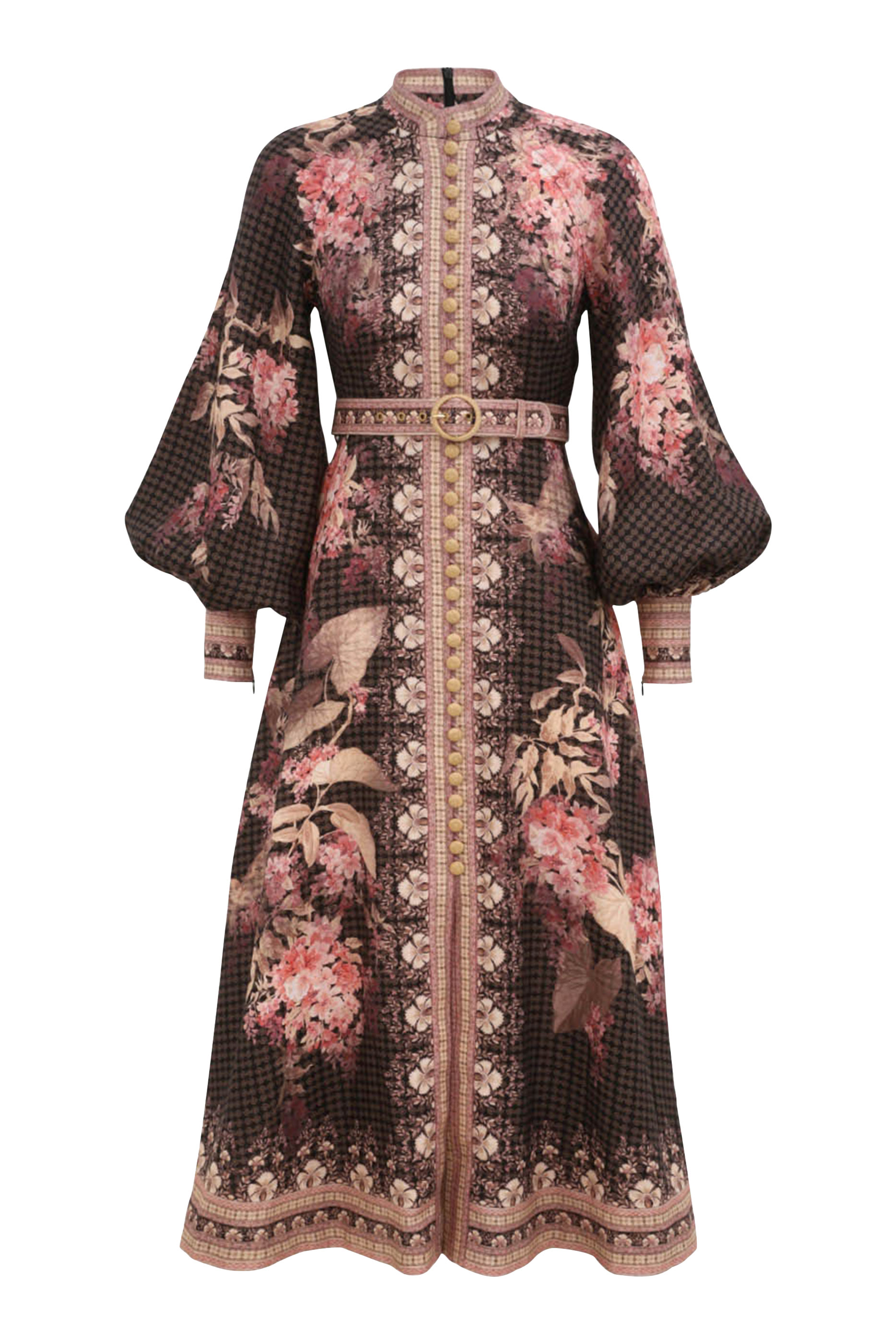 Illuminate Buttoned Midi Dress