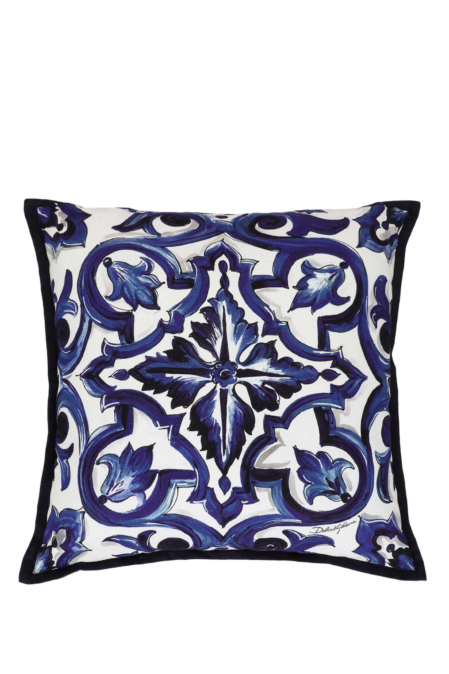 Blu Mediterraneo Small Canvas Cushion