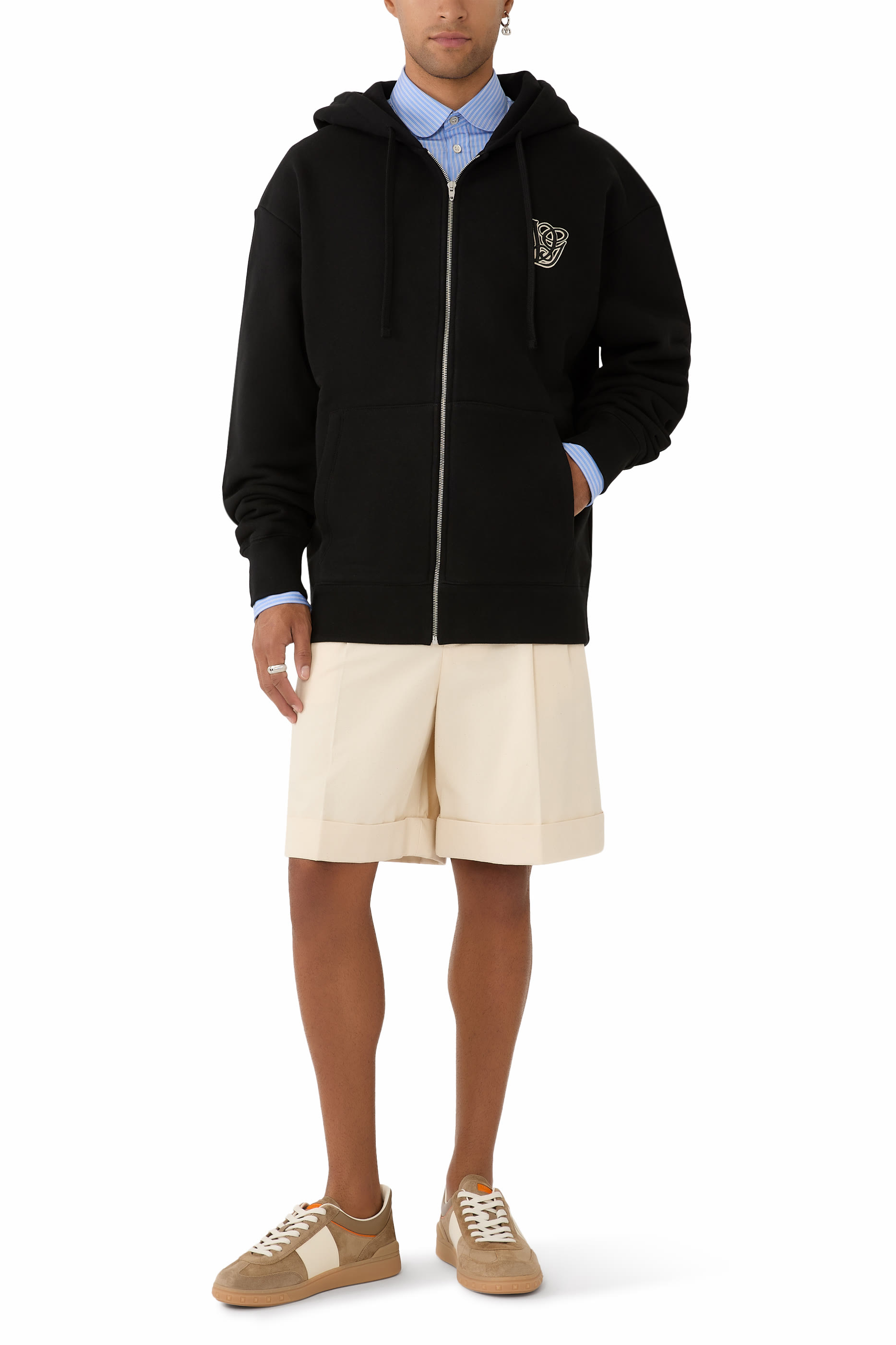 Cotton Hooded Sweatshirt