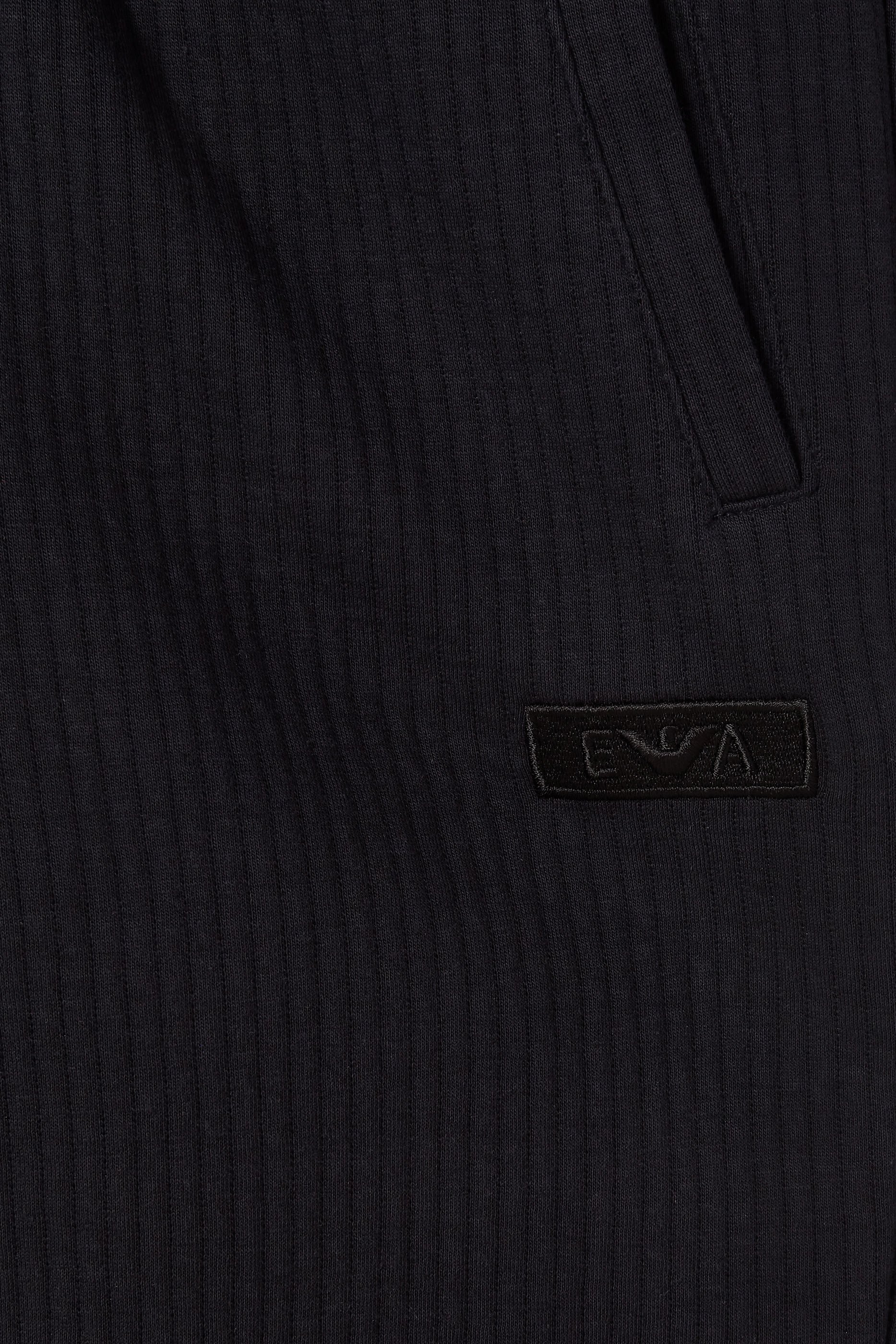 Kids Quilted Loose-Fit Jersey Trousers