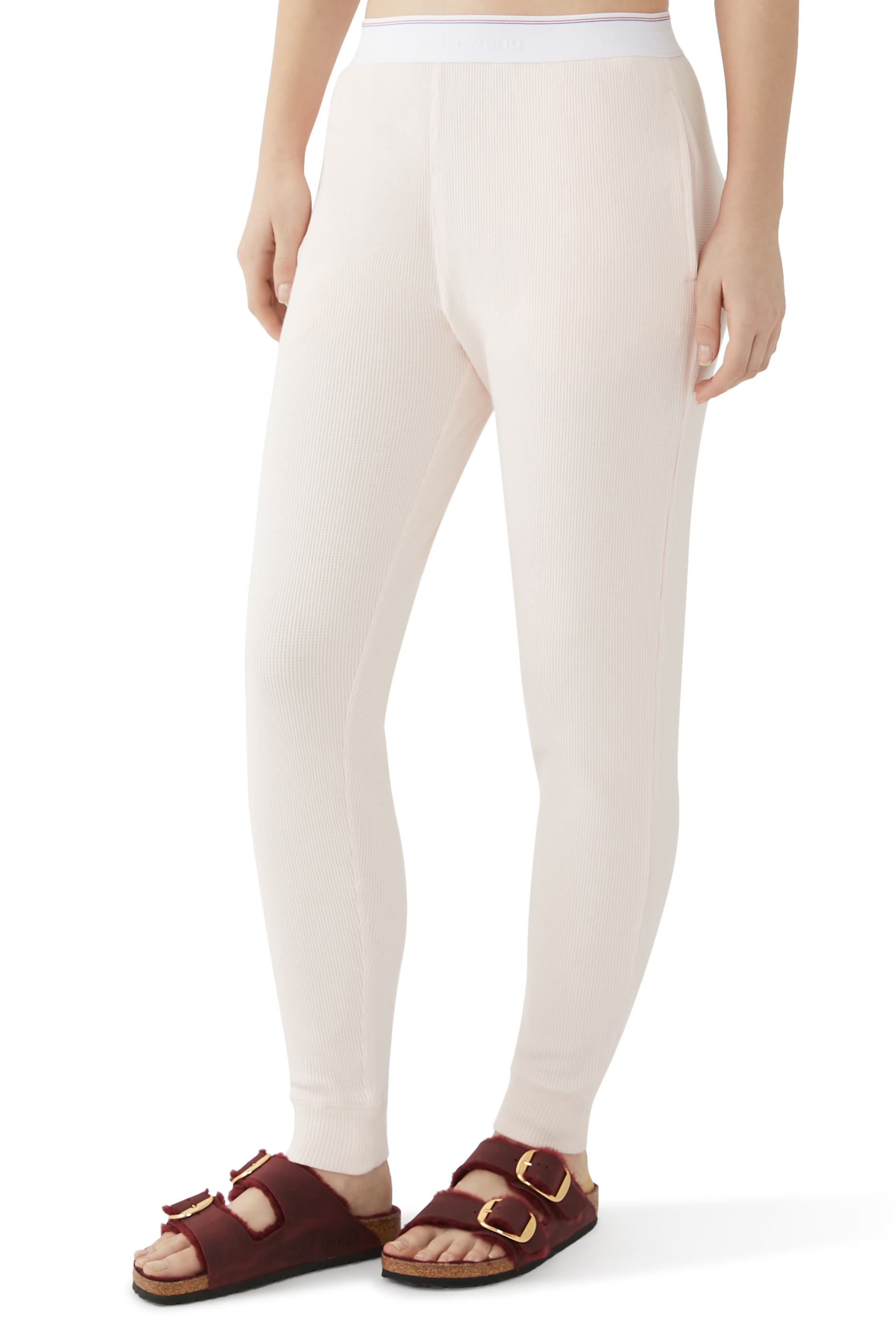 Crystal Hotfix Waffle Knit Joggers