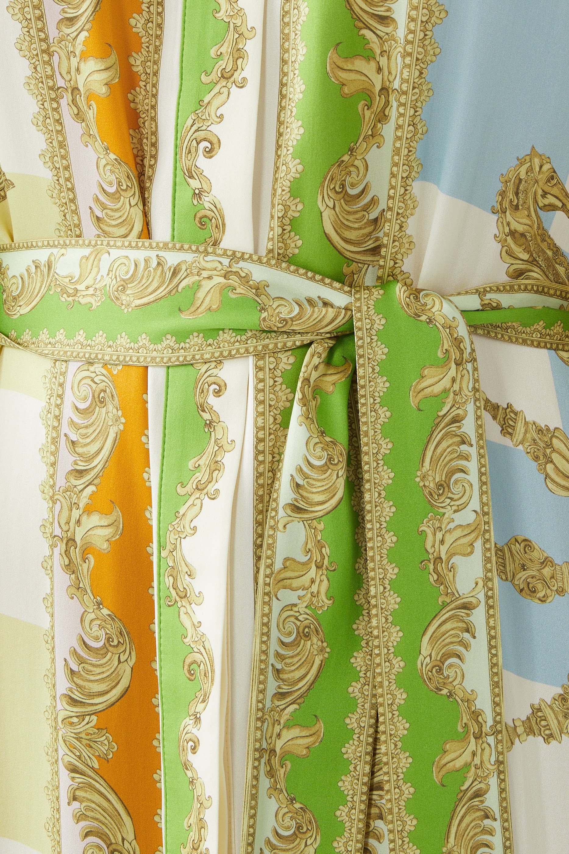 Checkmate Silk Shirtdress