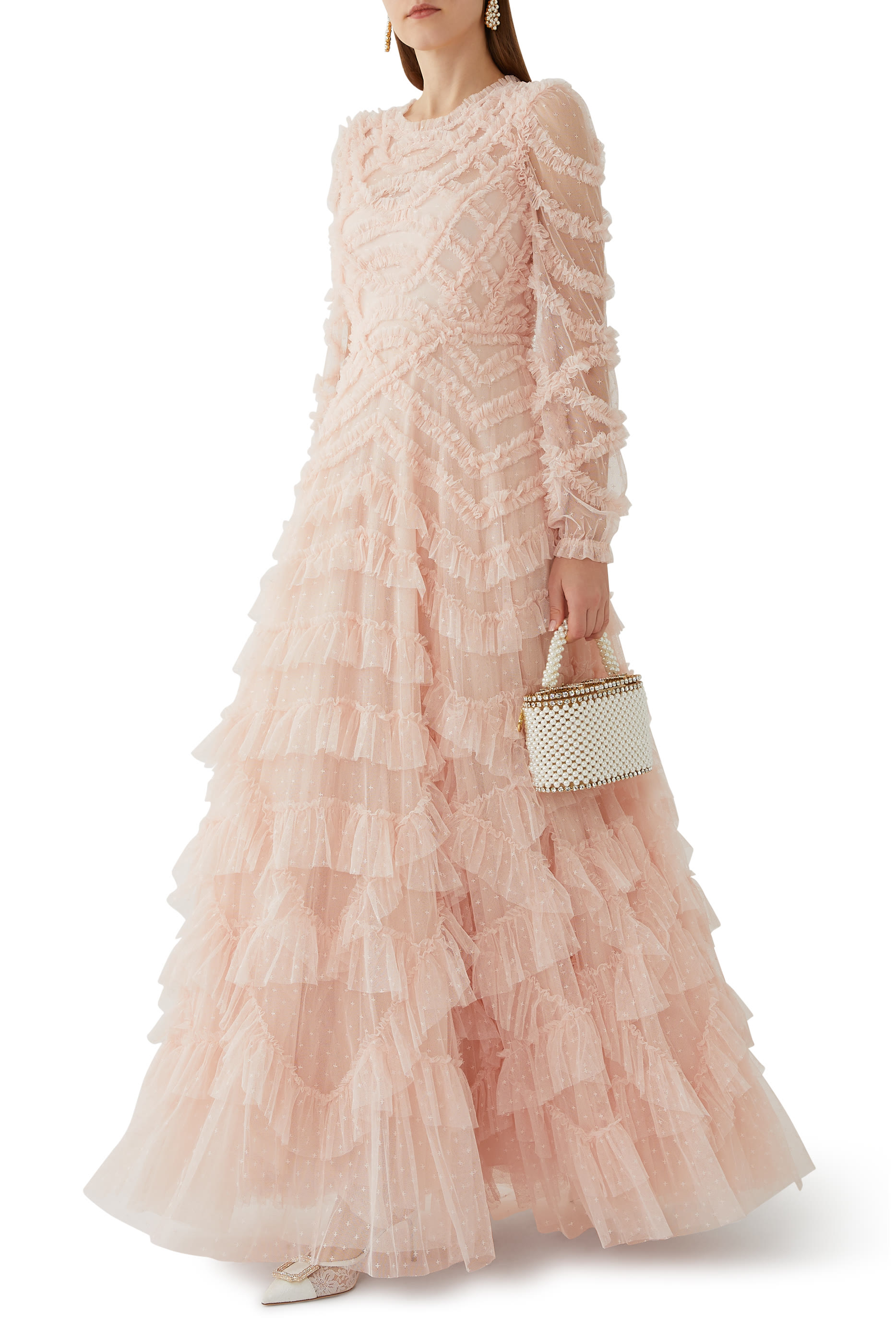 Lana Round Neck Gown