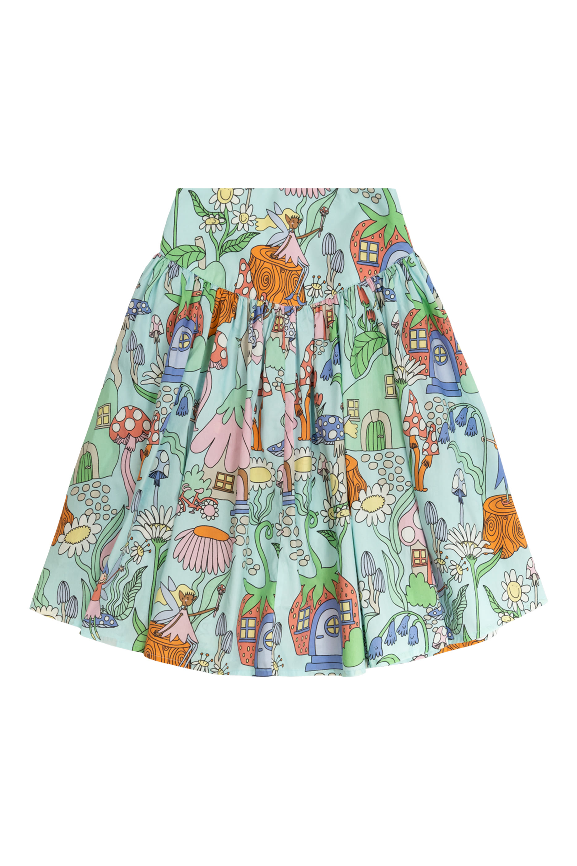 Kids Cotton Printed Skirt