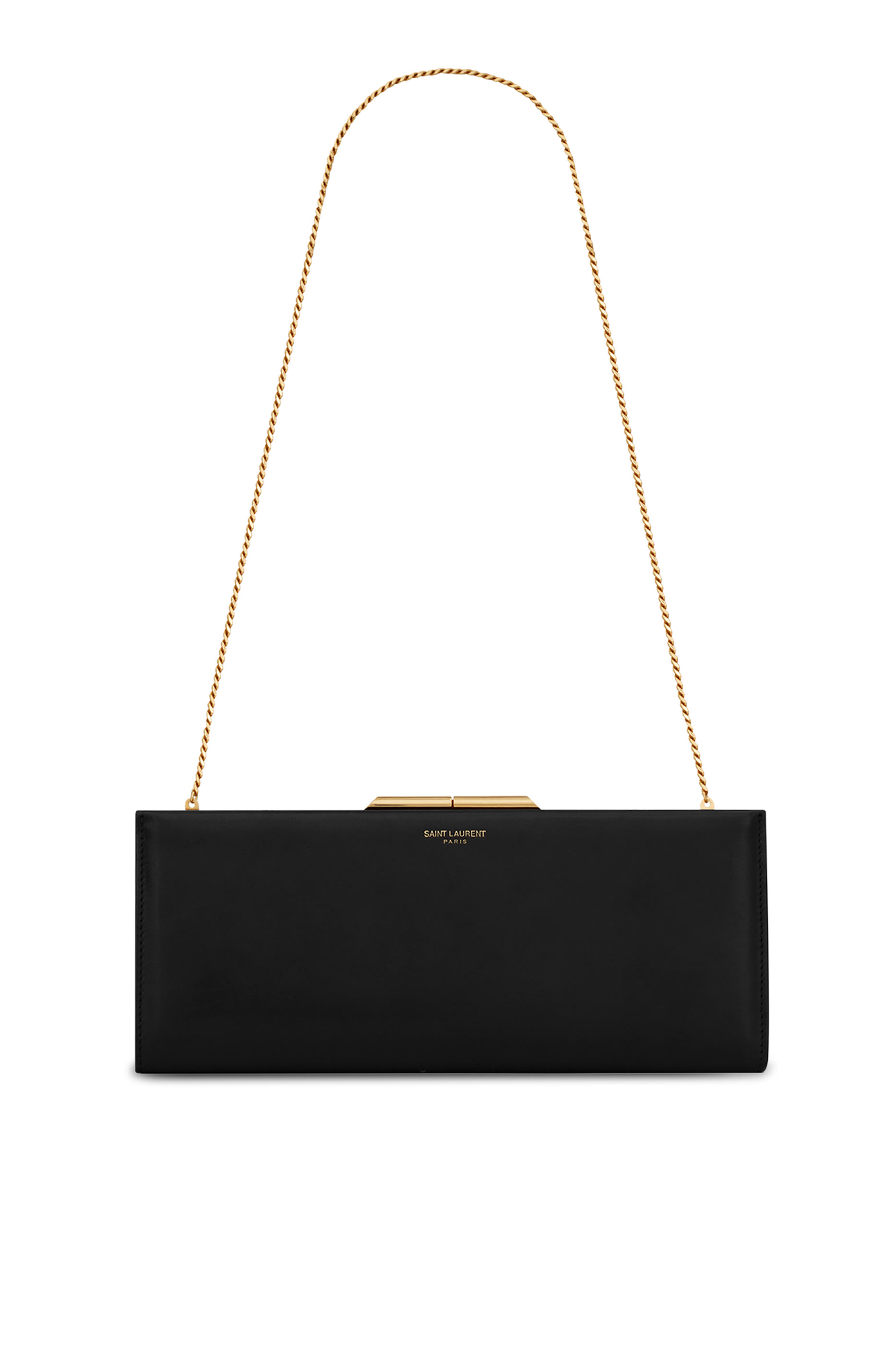 Midnight Small Clutch in Smooth Leather
