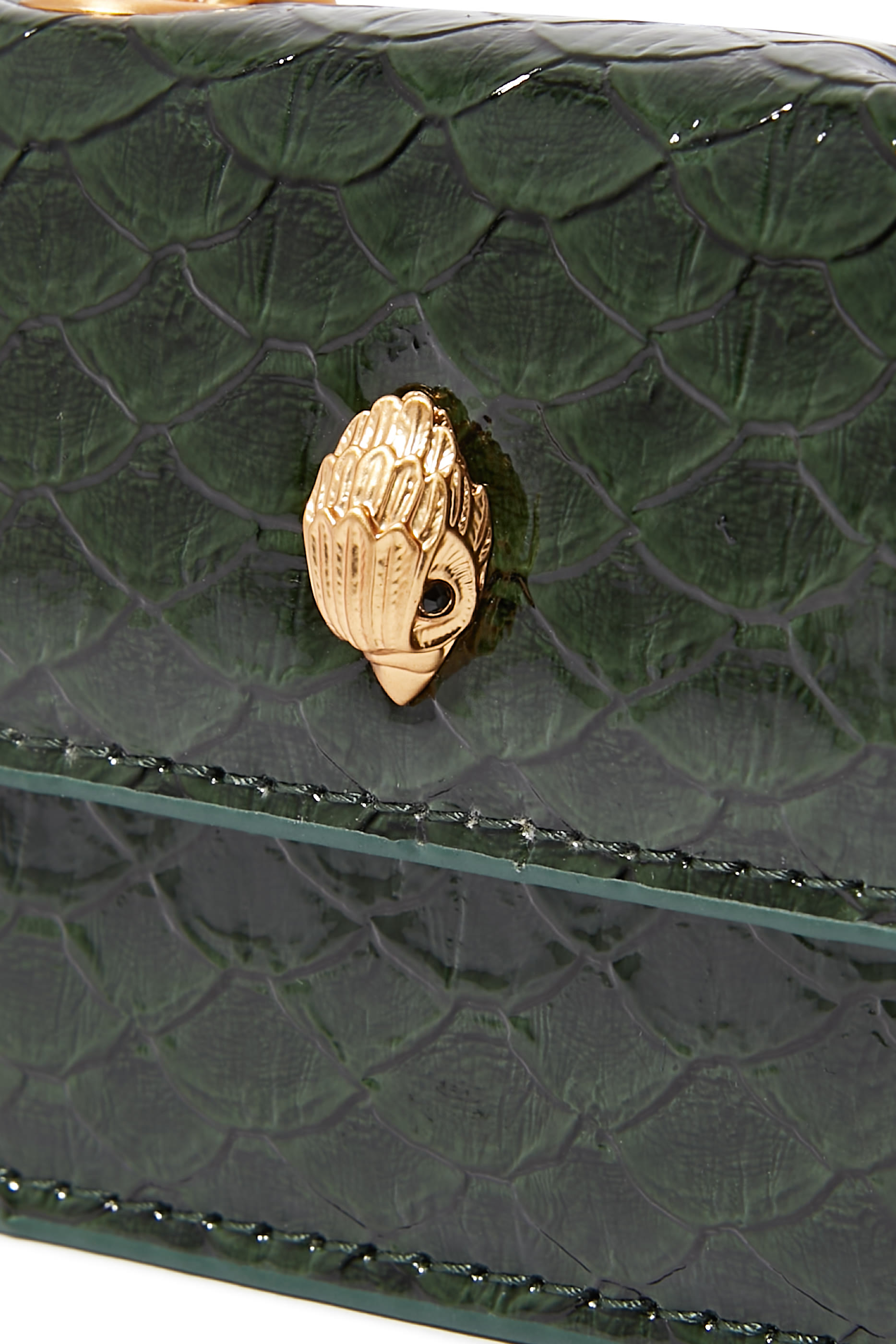 Micro Kensington Croc-Print Bag