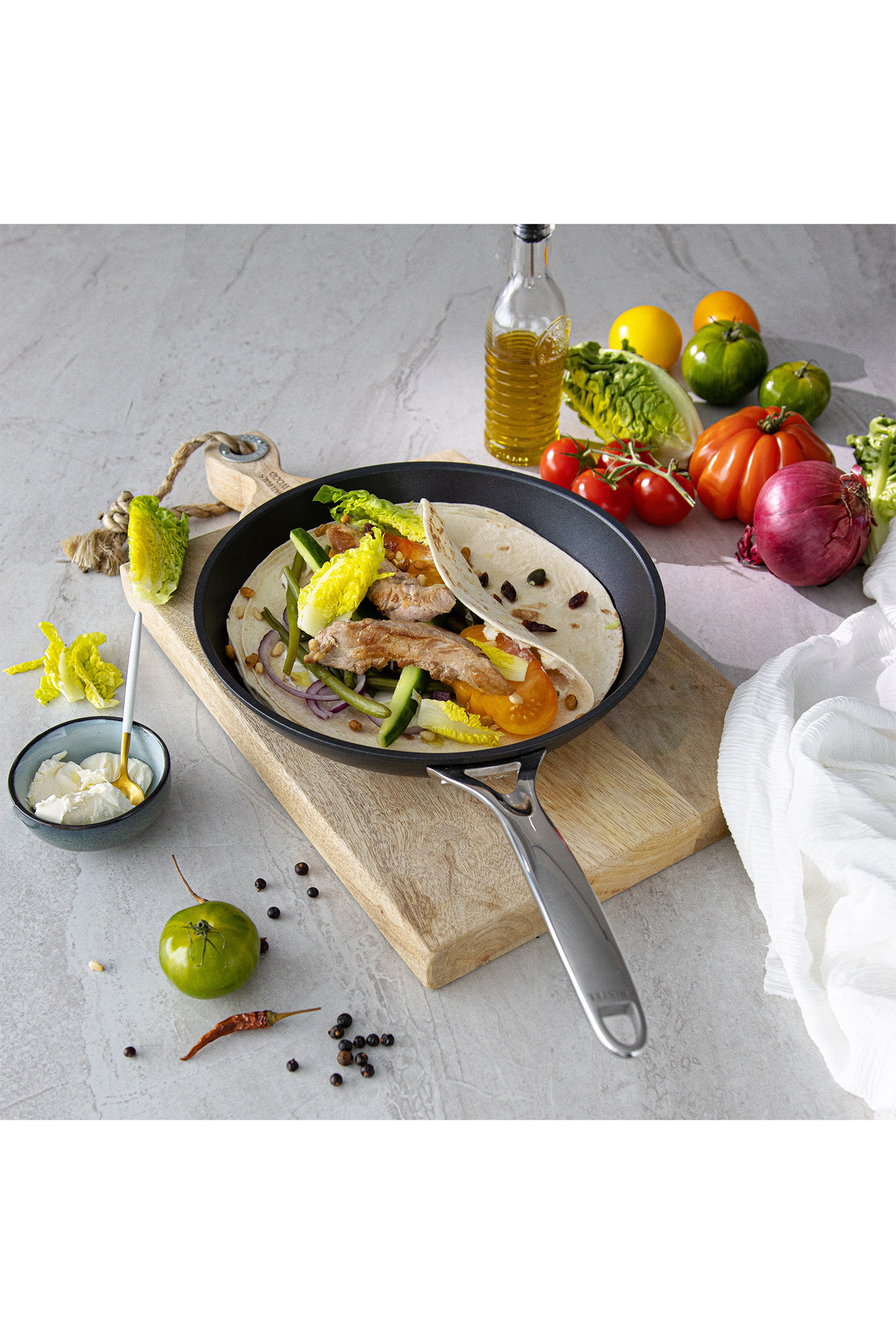 Castel Pro Non Stick Stainless Steel Pan