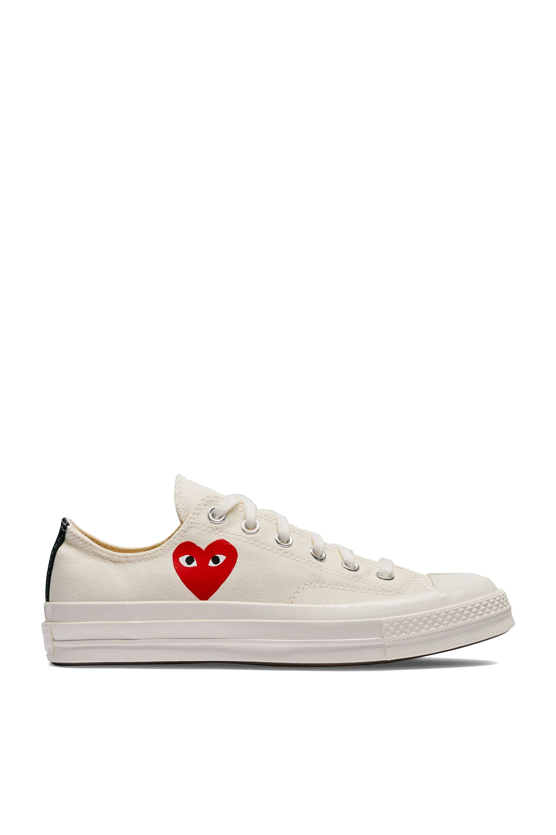 Converse Small Red Heart Low Top Sneakers