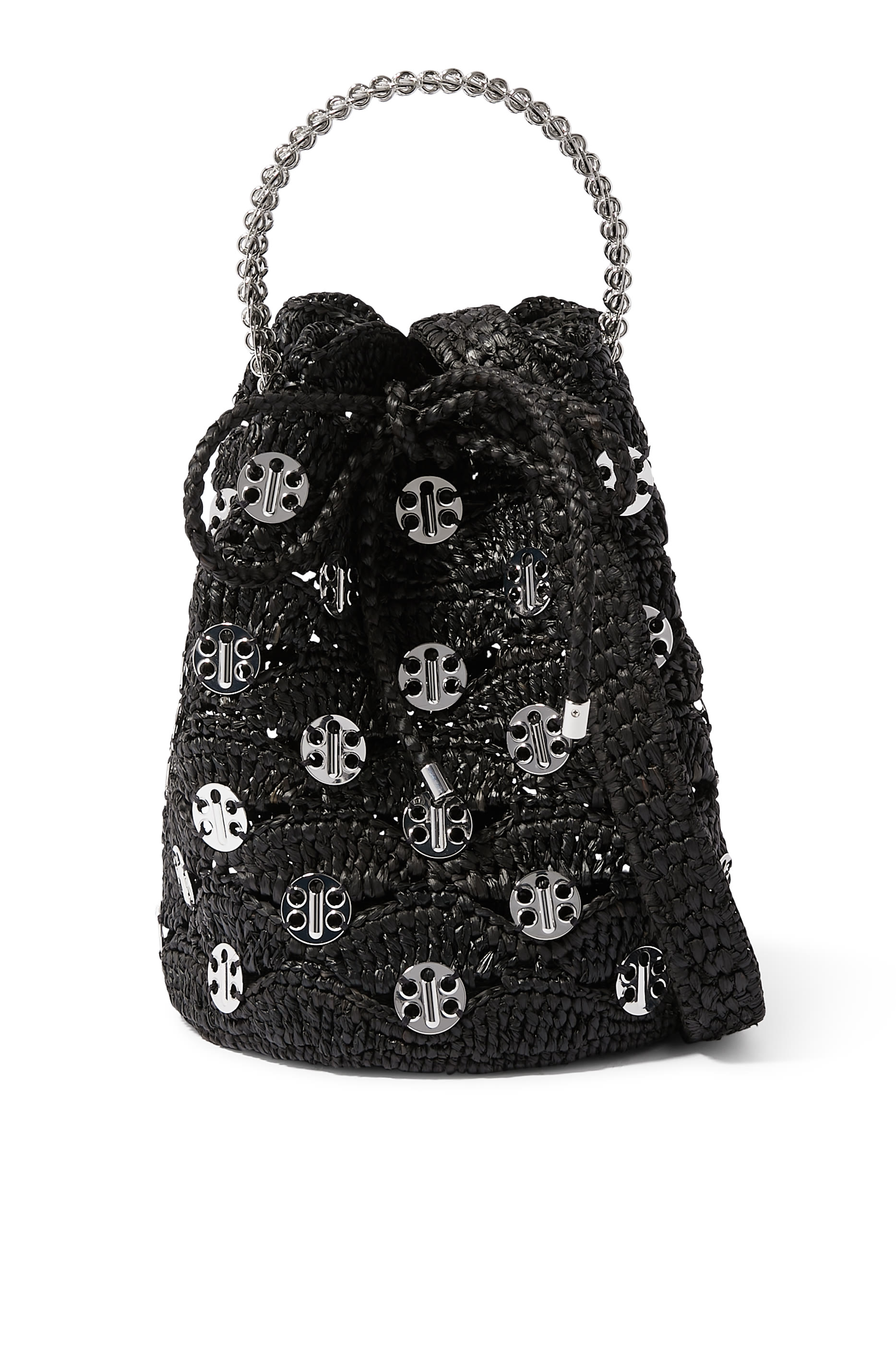Raffia Bucket Bag