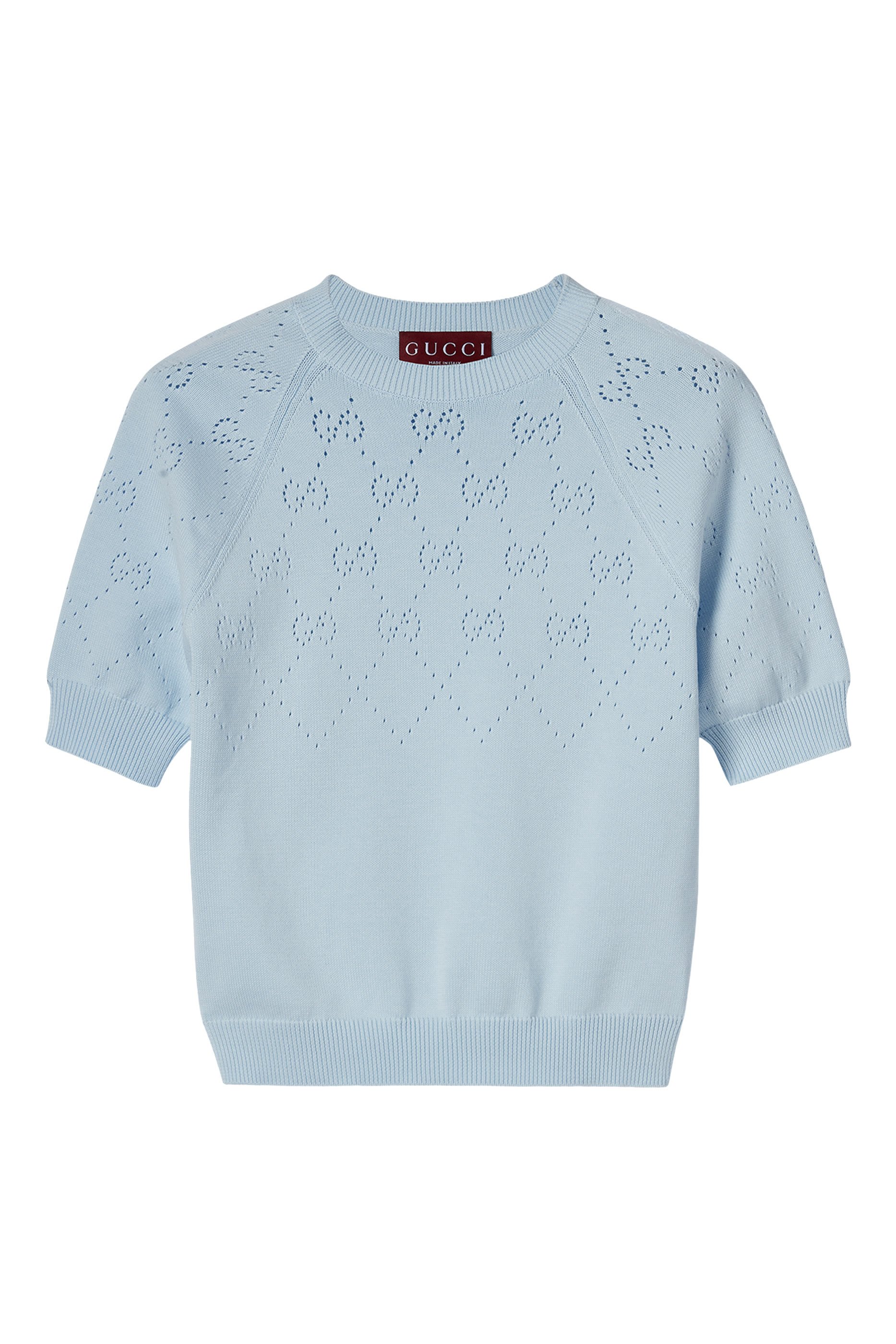 GG Cotton Crewneck Top