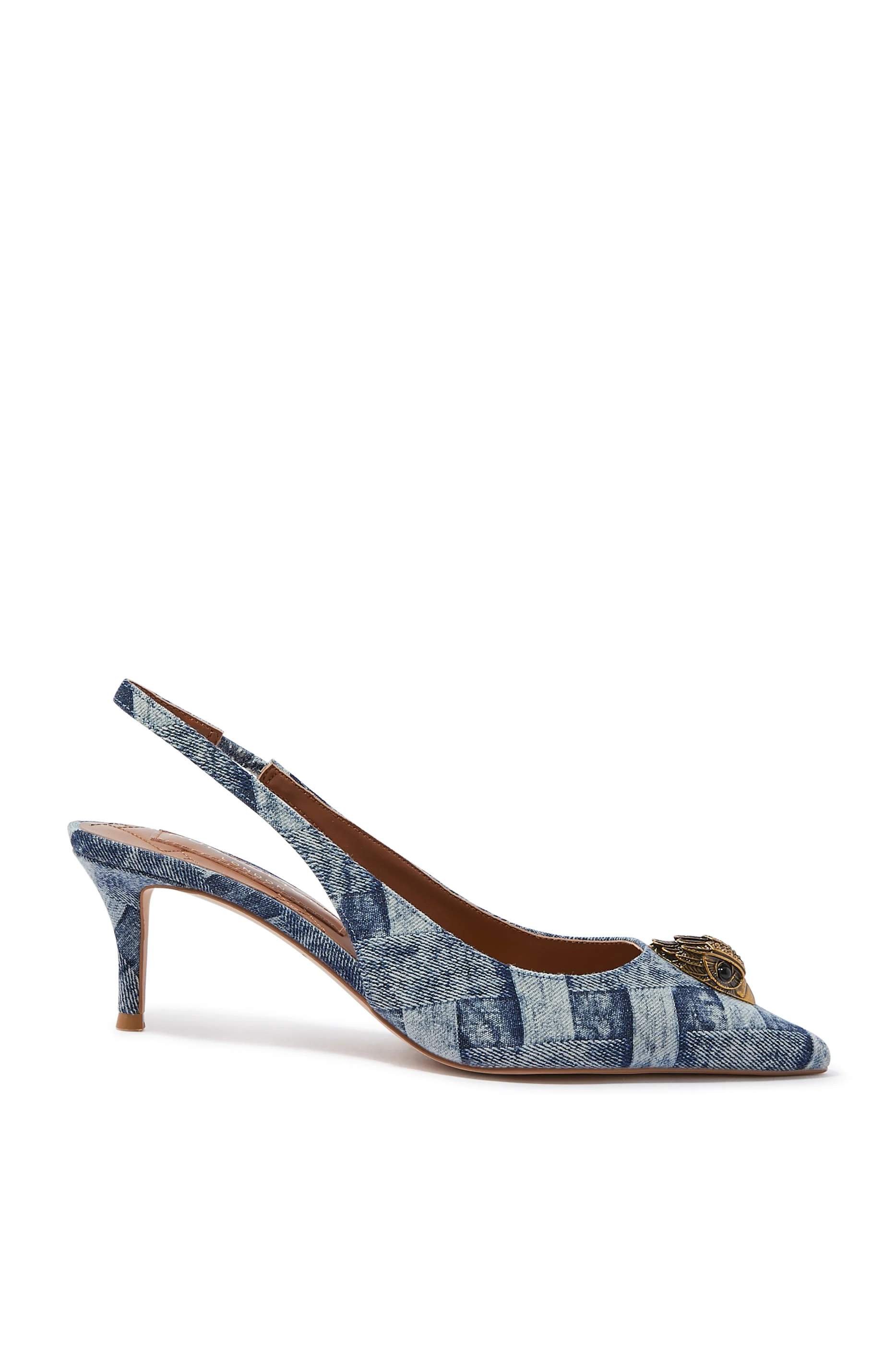 Belgravia 60 Denim Slingback Pumps
