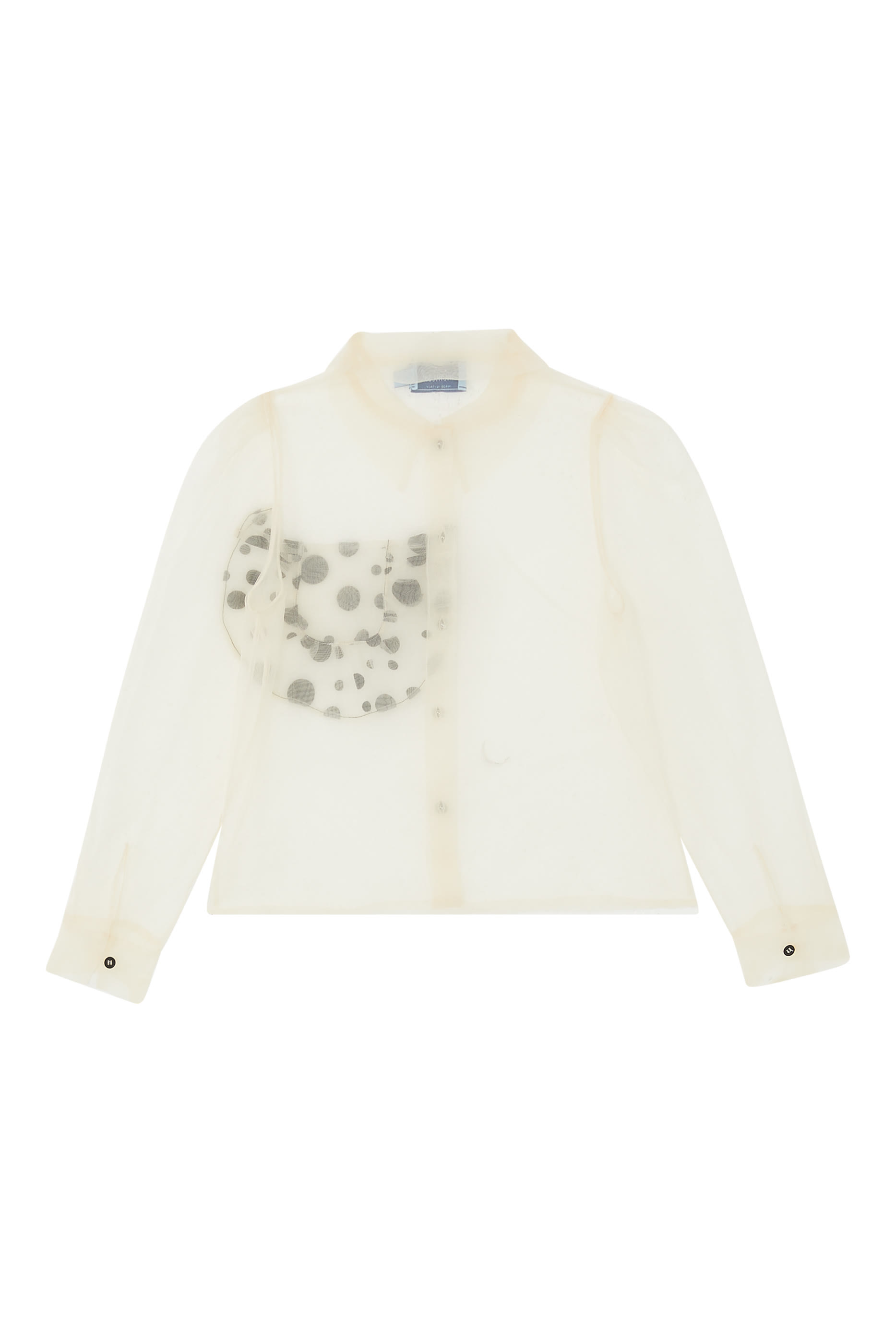 Kids Flock Polka-Dot Shirt