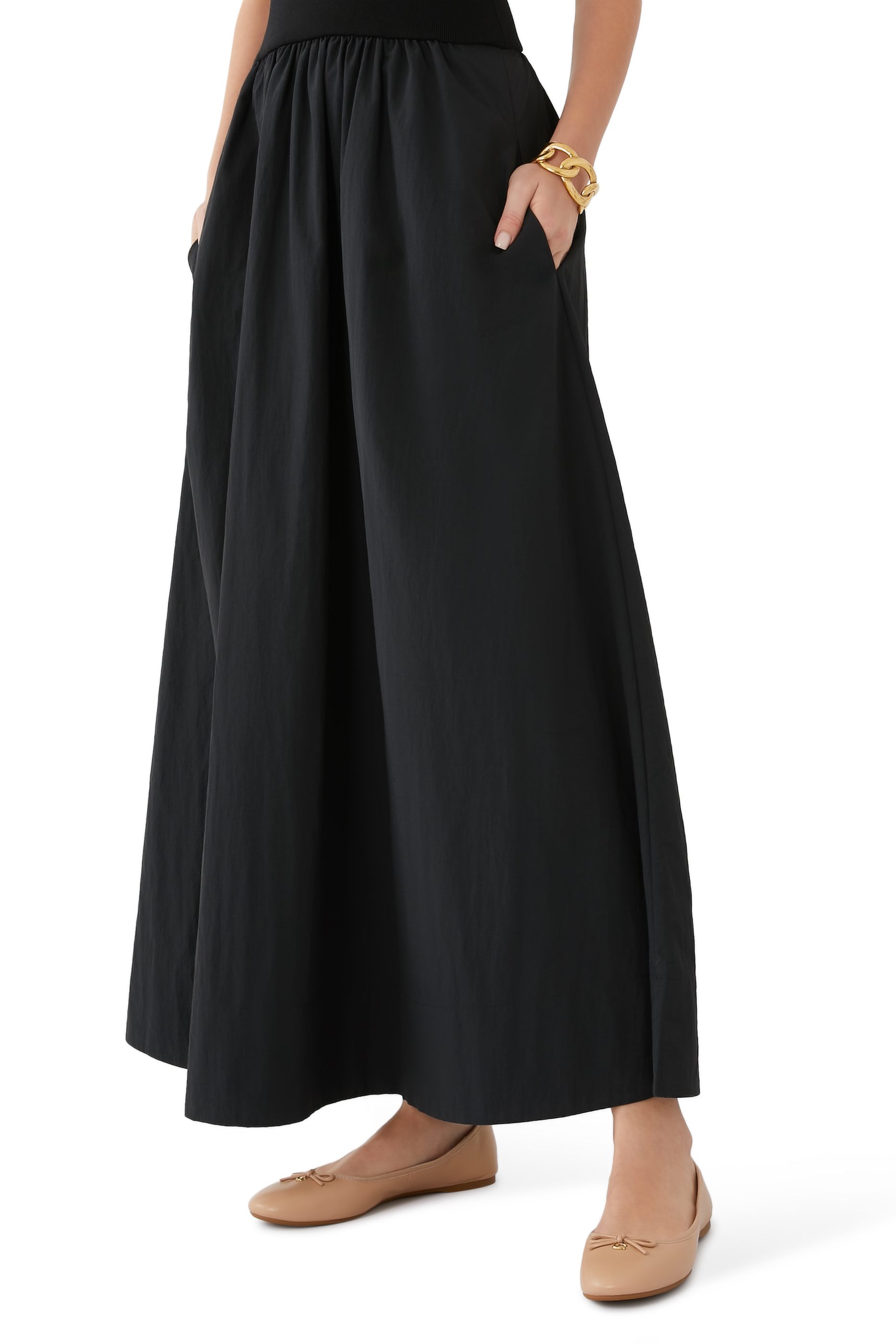 Abigail Leather Ballerina Flats