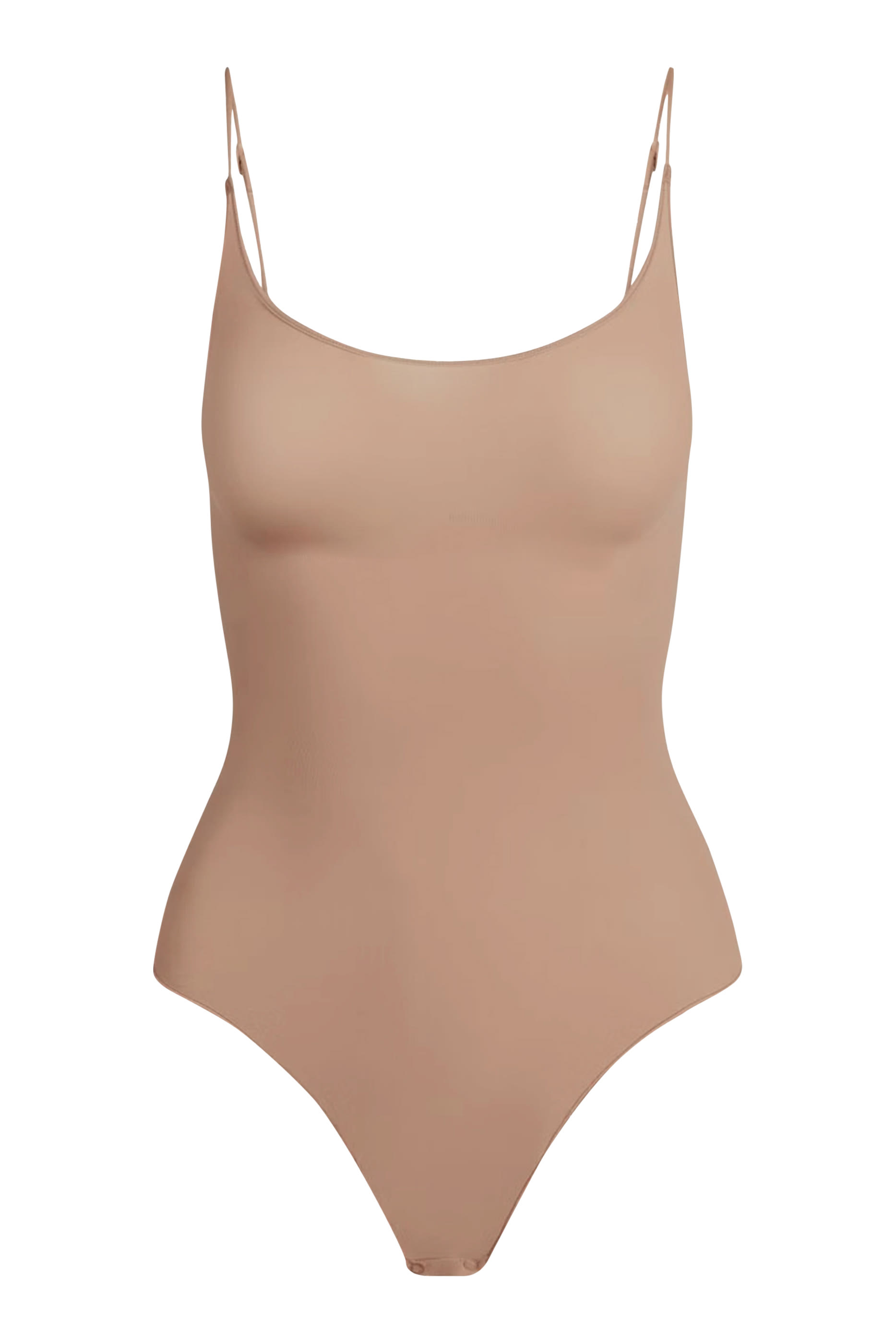  Sheer Seamless Thong Bodysuit